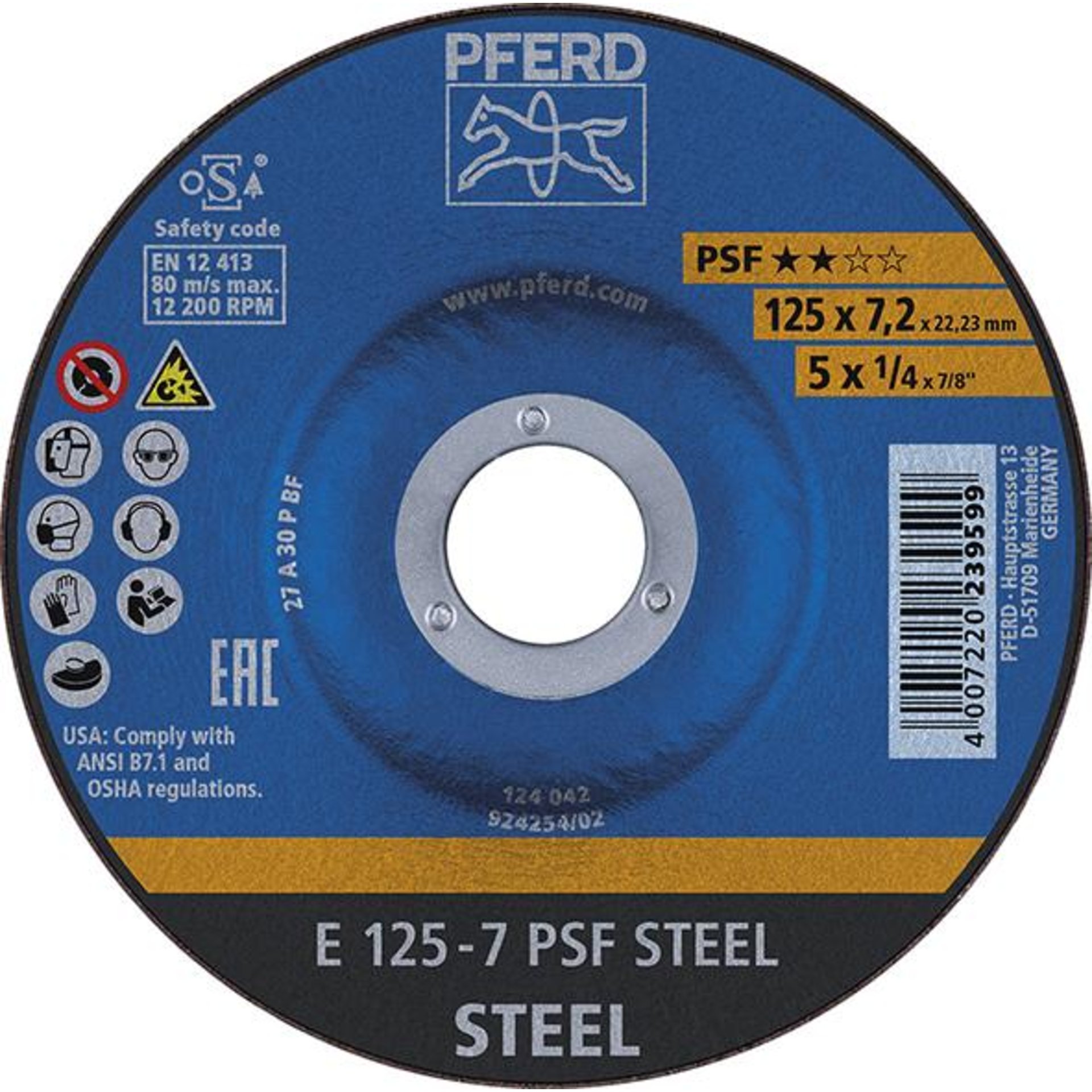 Schruppscheibe PSF STEEL