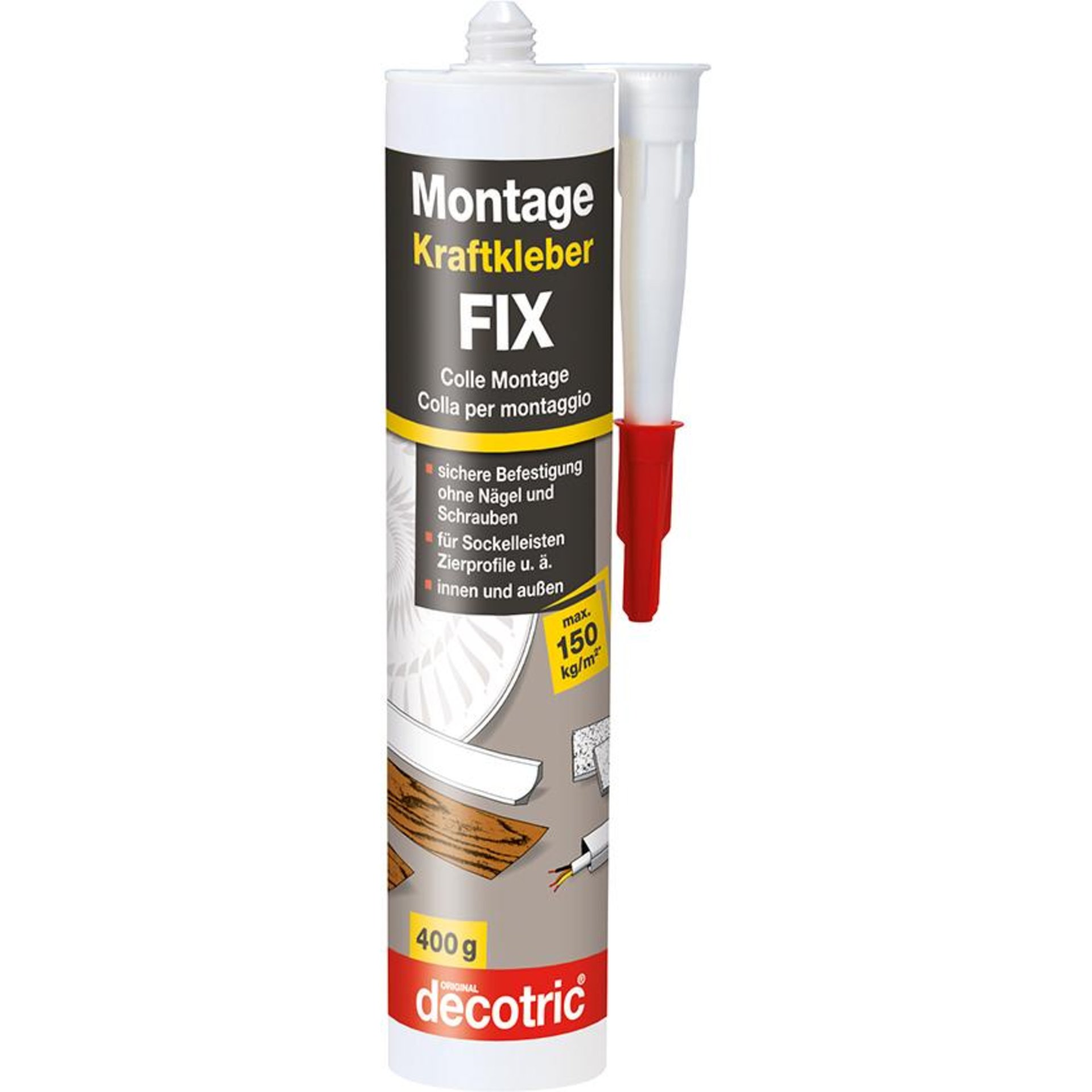 Montage-Fix 400g Kartuschdecotric