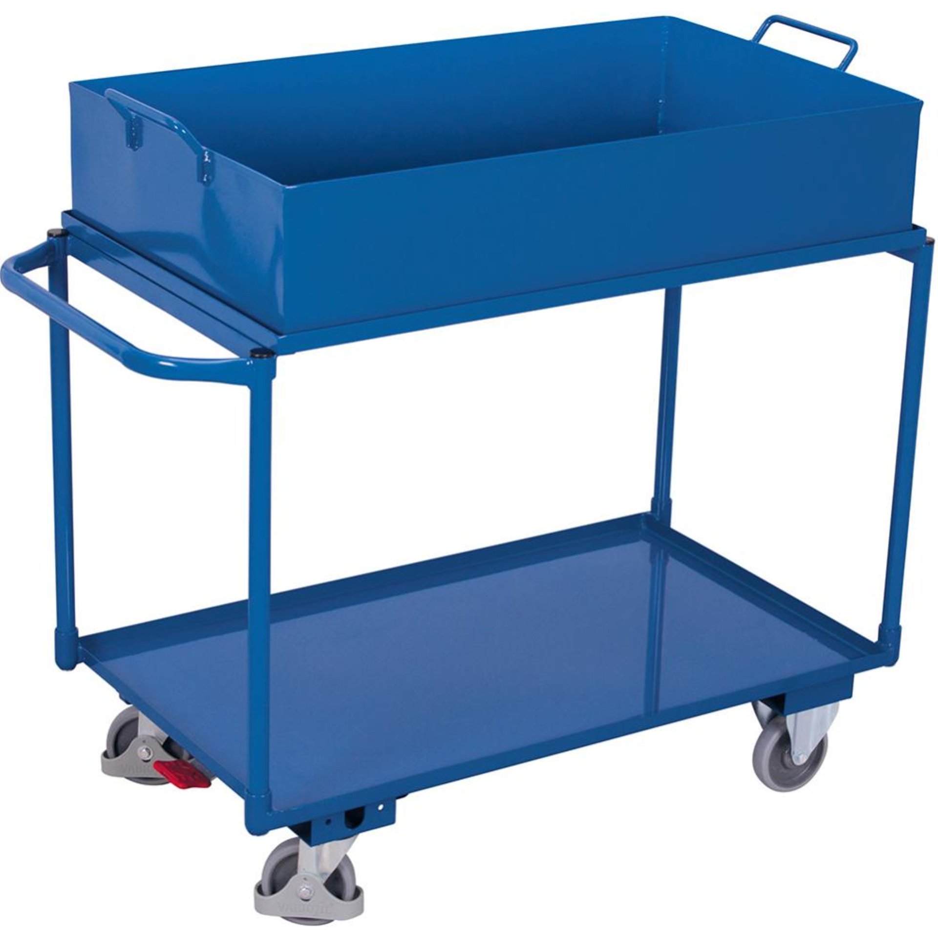 Tischwagen mit 2 Wannen, abnehmbare Wanne