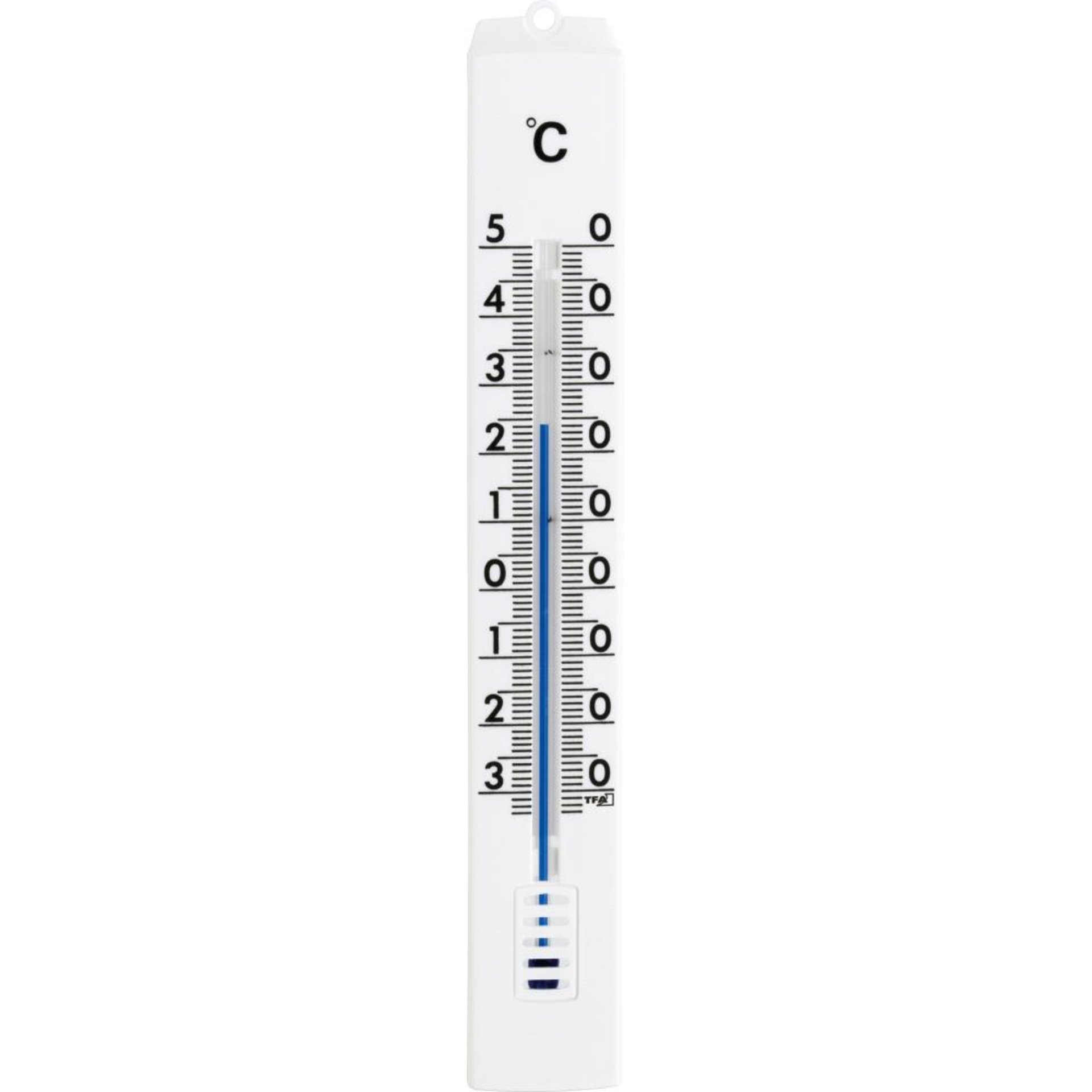 Innen-Außen Thermometer Kunststoff ,weiß