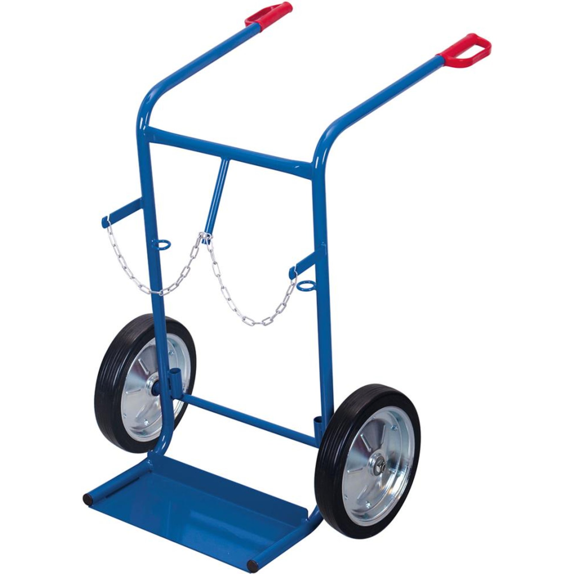 Stahlflaschenkarre für 2 Flaschen à 40–50 l