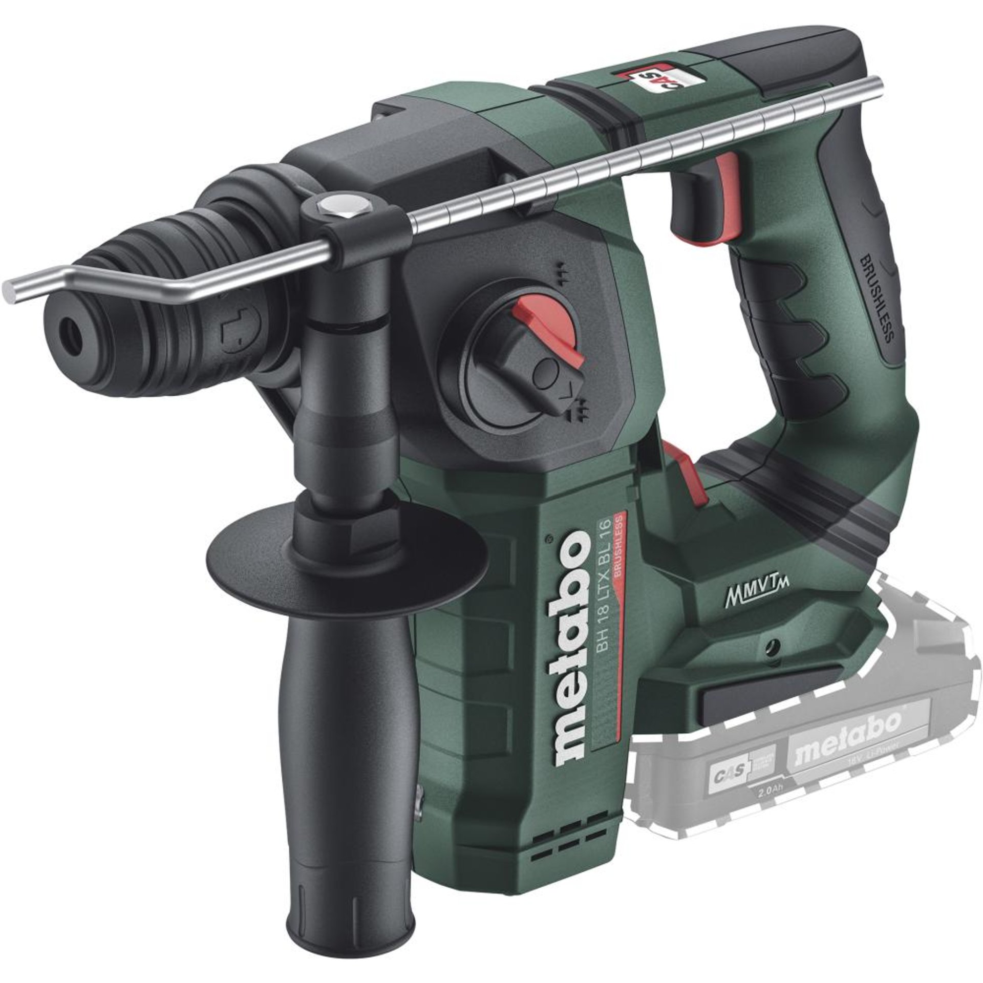 Akku Bohrhammer solo BH 18 BL 16 Metabo ohne Akku ohne Ladegerät Metabox