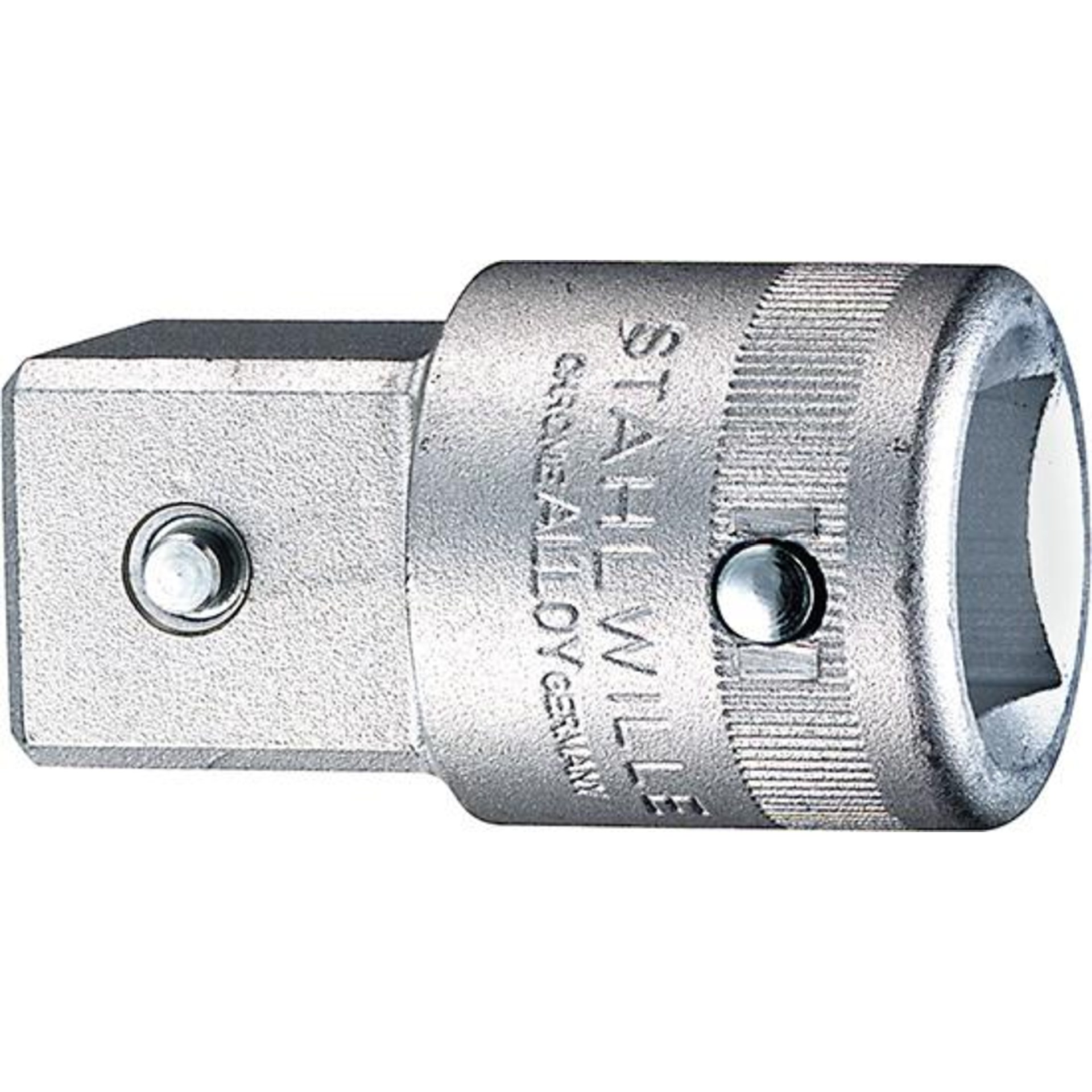 Vergrößerungsstück 3/4"-Innenvierkant auf 1."-Außenvierkant Stahlwille