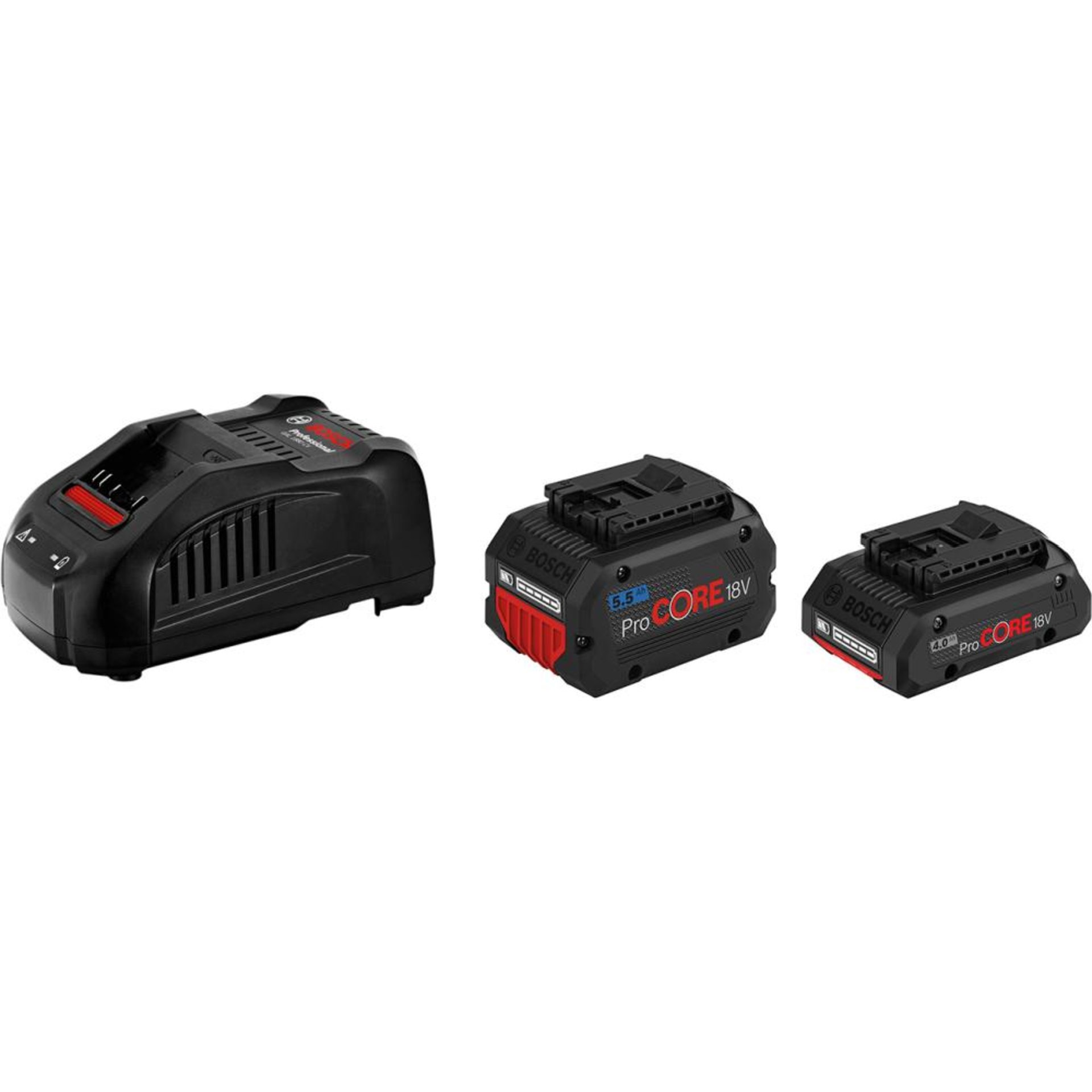 Akku-Starter Set ProCore 18,0 V Bosch 1x18,0 V 4,0 Ah + 1x 5,5 Ladegerät GAL1880 Koffer