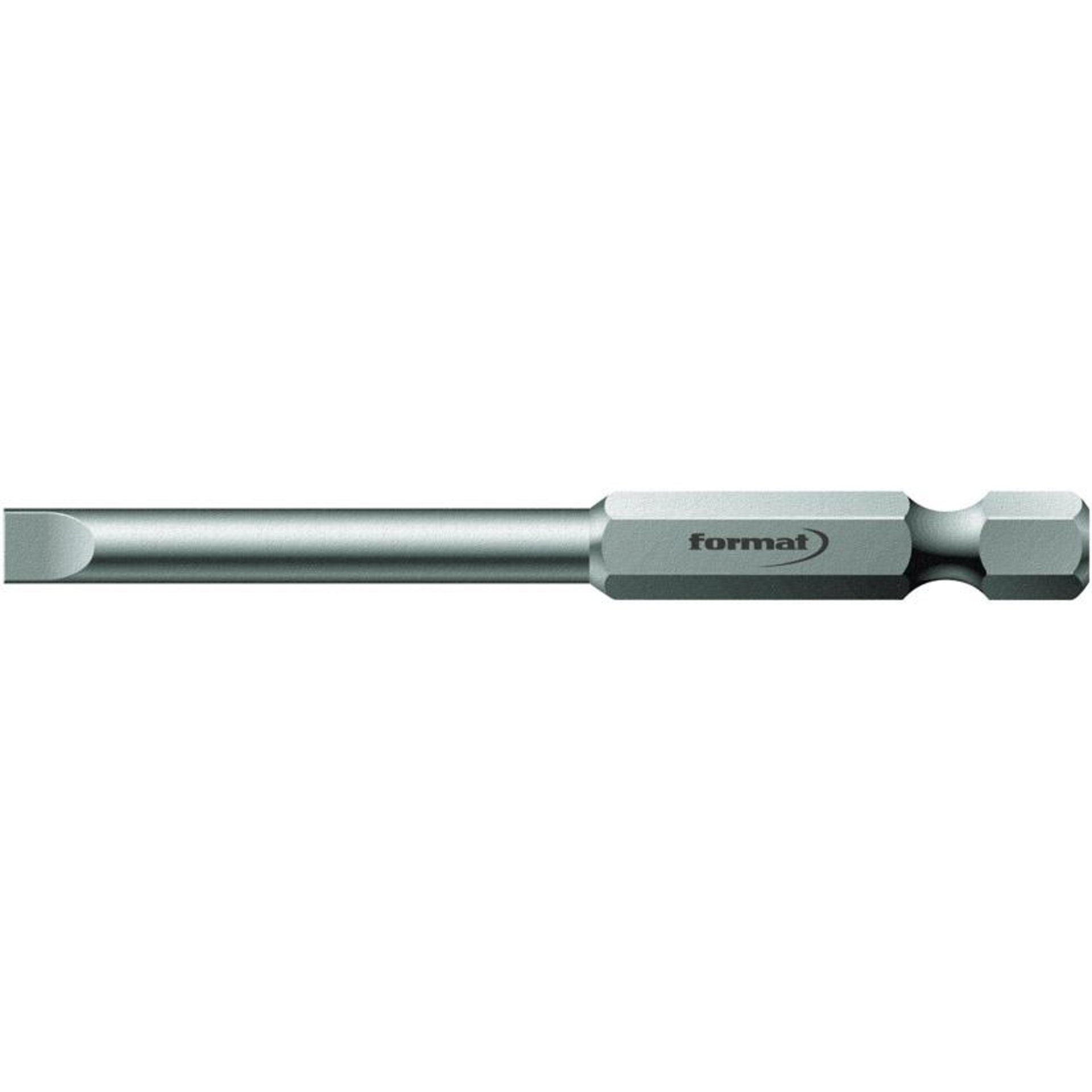 Bit für Schlitzschrauben 1/4" DIN 3126 E 6,3, extra lang
