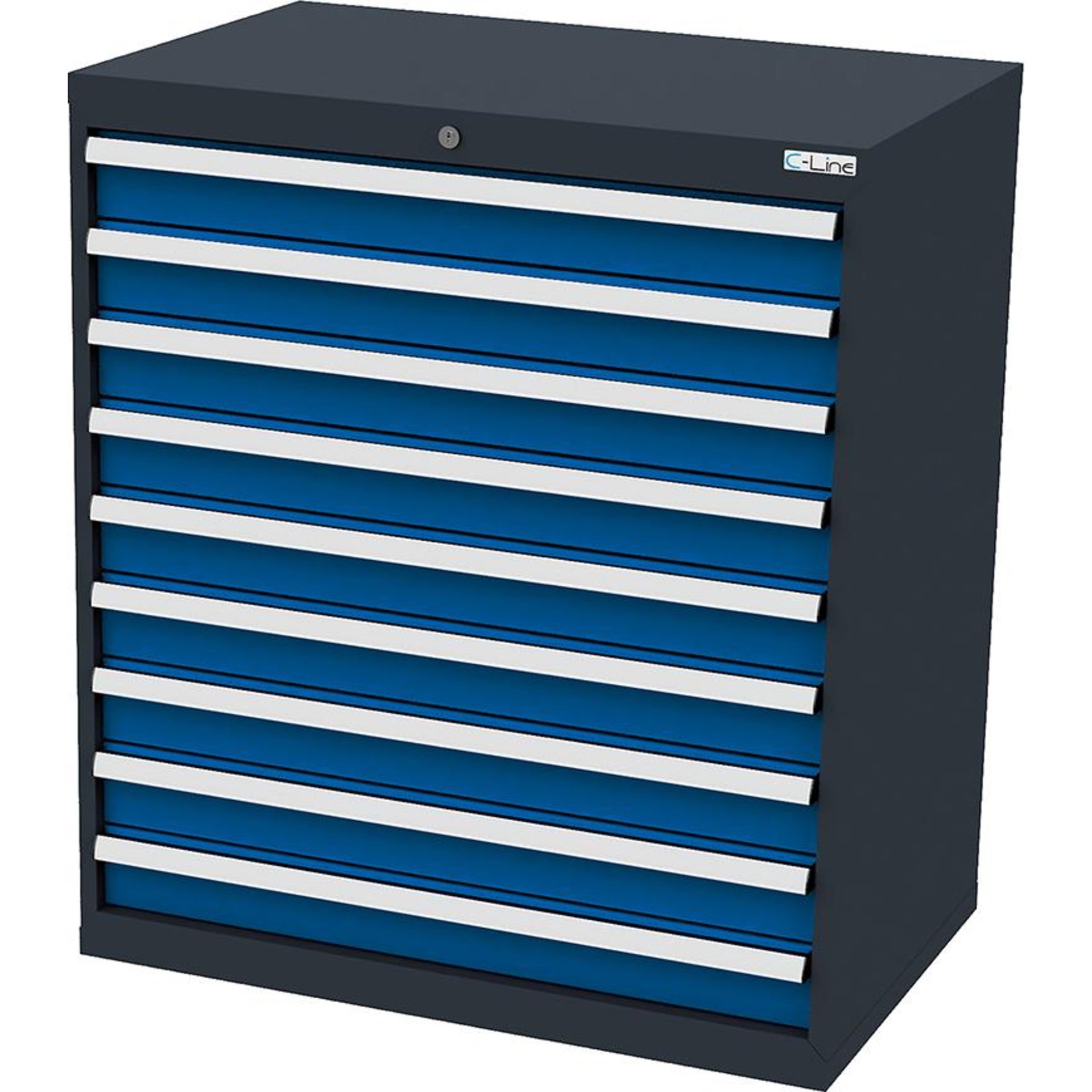 Schubladenschrank, 9 Schubladen, Breite 900 mm