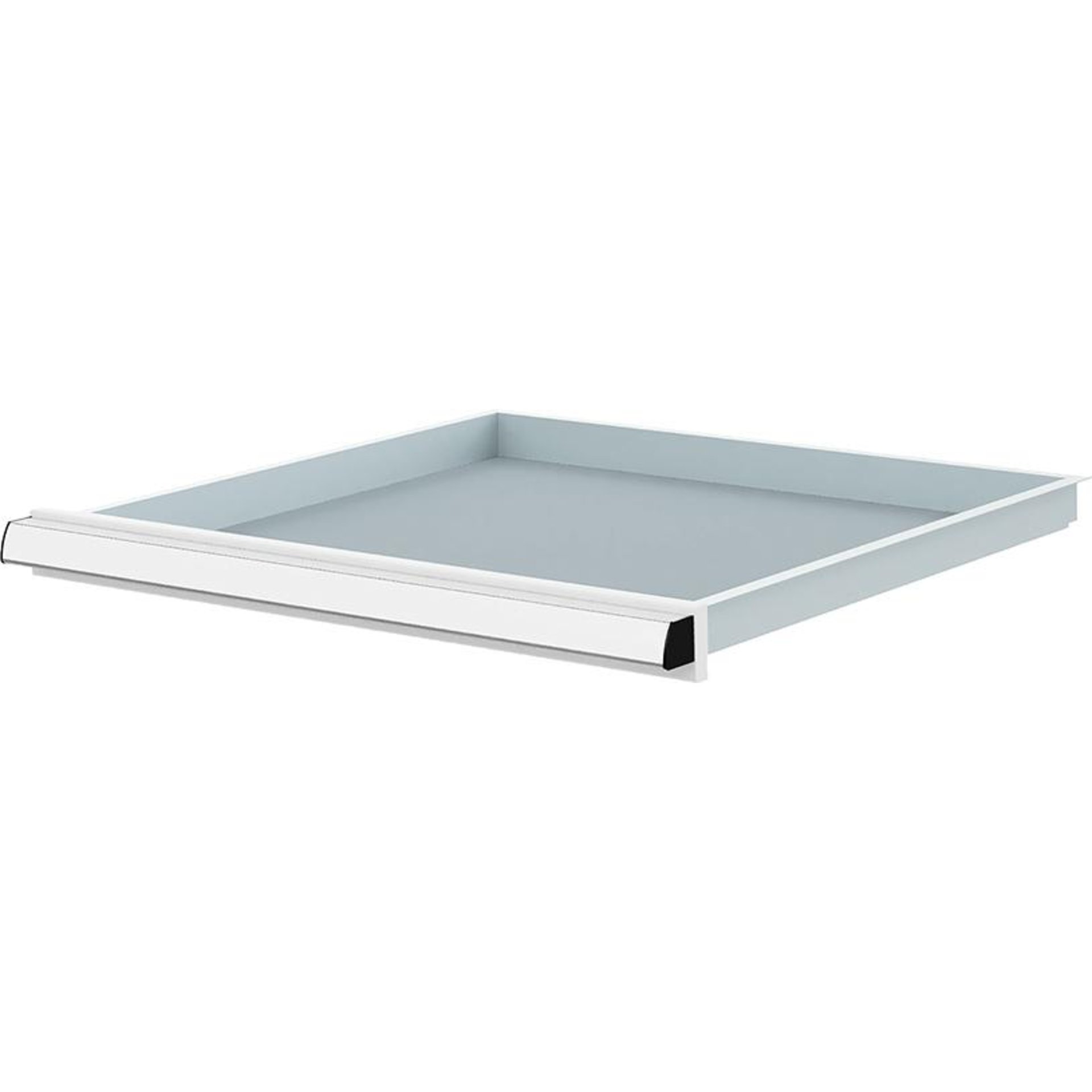 Schublade einzeln, Front RAL 7035, Baukastensystem