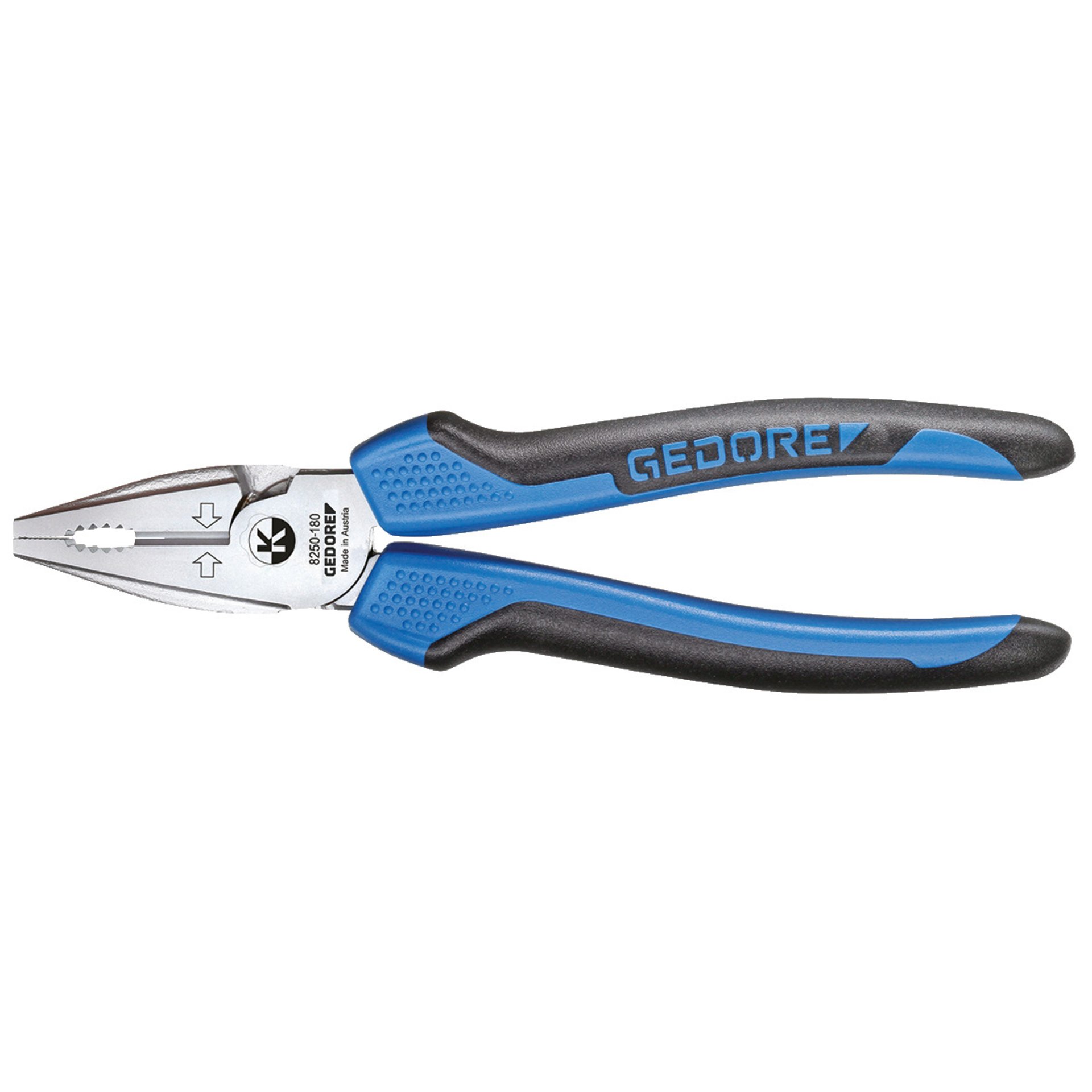 8250-180 JC Kraft-Kombinationszange 180 mm 2K-Griff