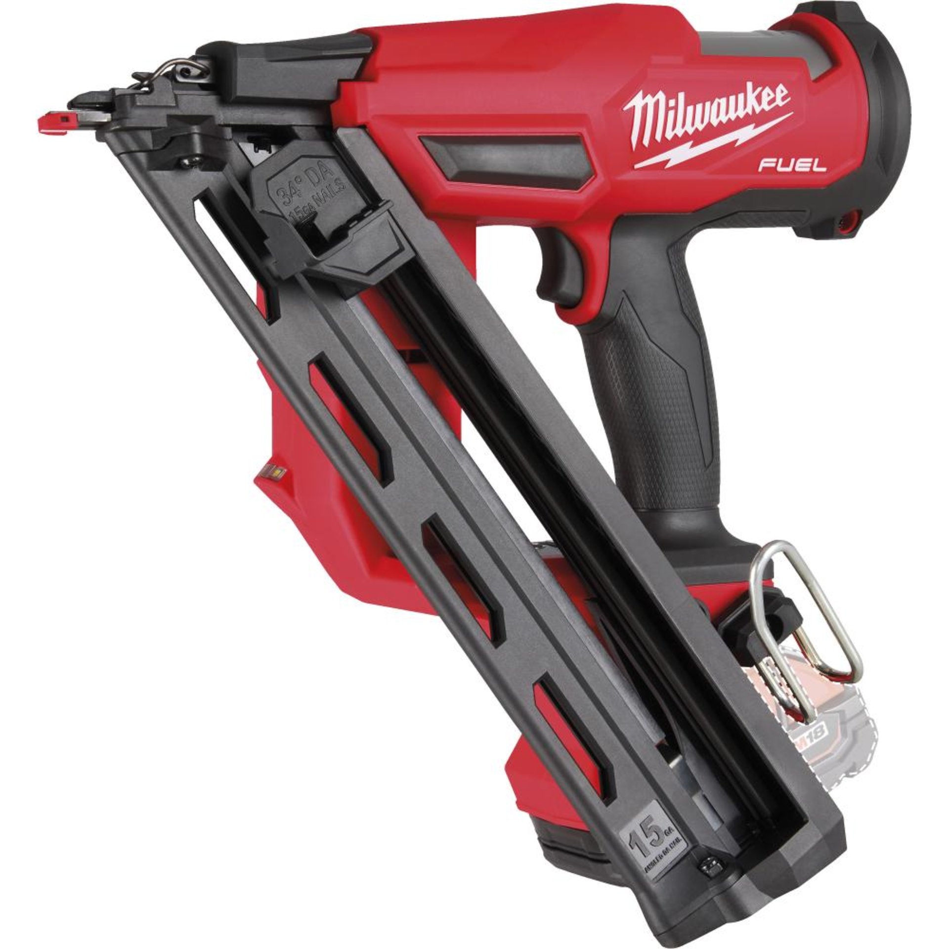 Akku-Nagler solo M18 FN15GA-0X Milwaukee ohne Akku ohne Ladegerät HD Box