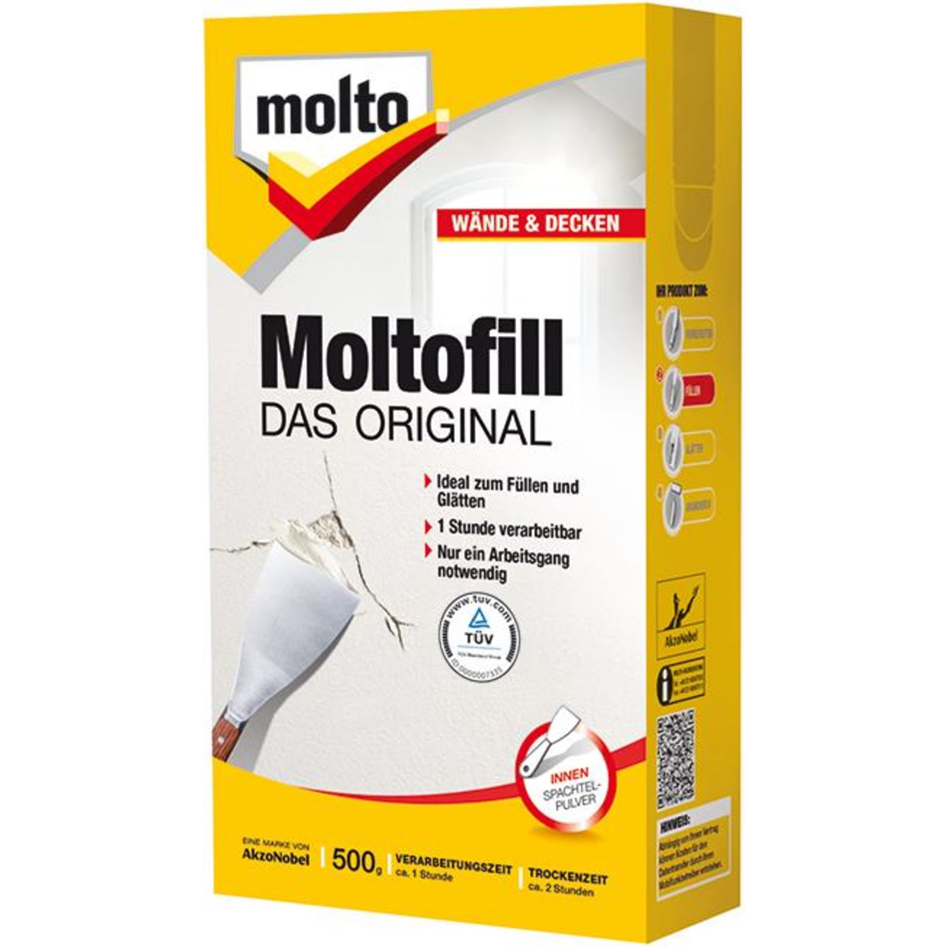Moltofill Wände und Decken