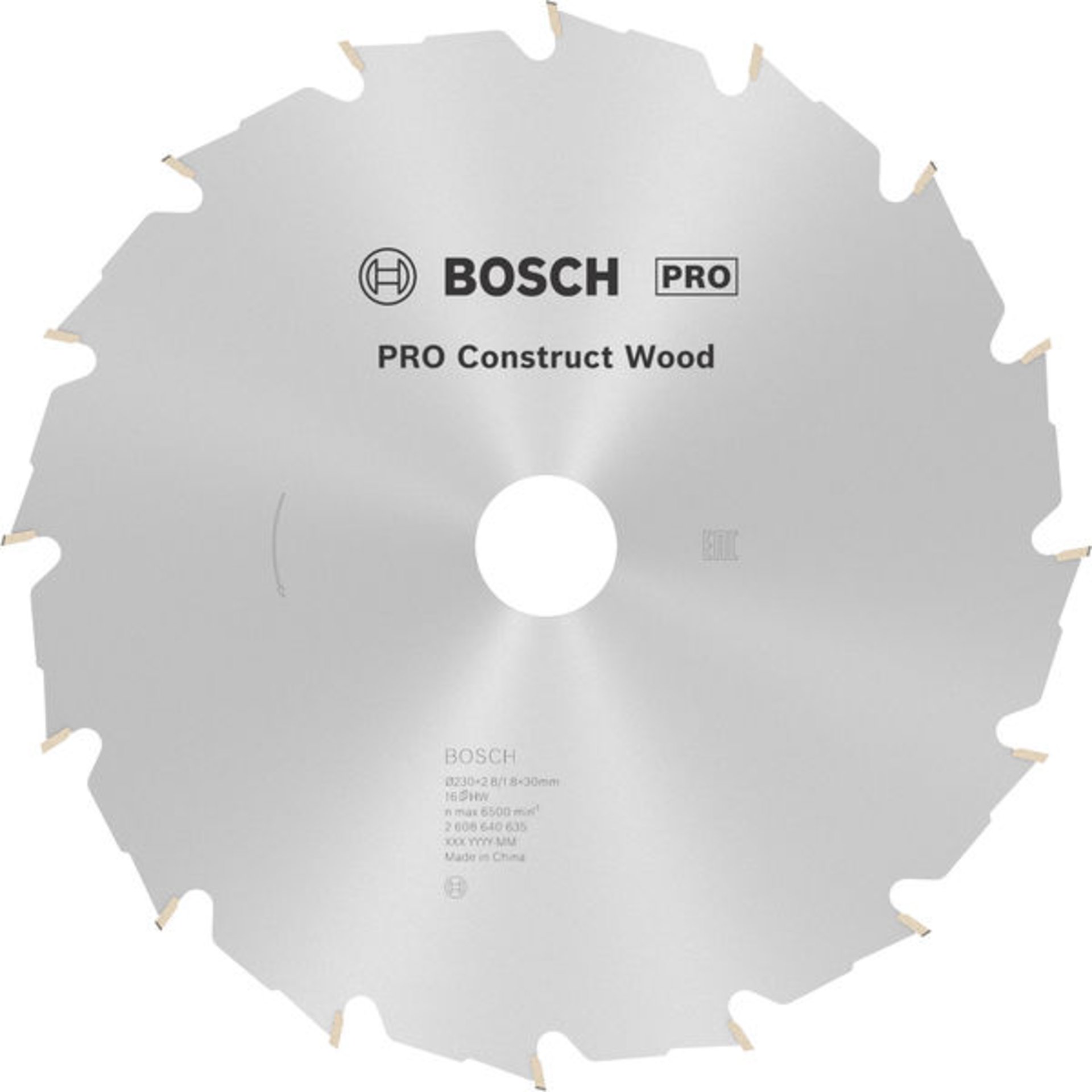 PRO Construct Wood Kreissägeblatt, 230 x 2,8 x 30 mm