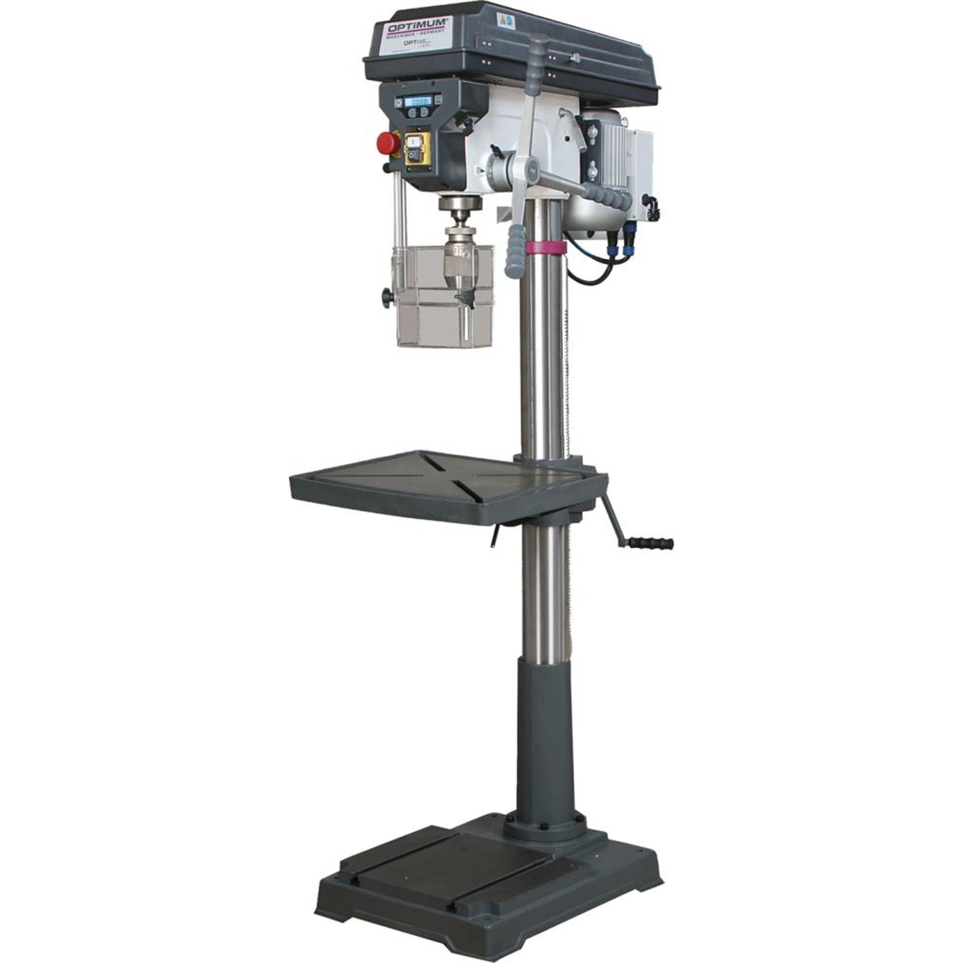 Säulenbohrmaschine 400V OPTIdrill D33Pro Optimum inkl.Maschinenschraubstok