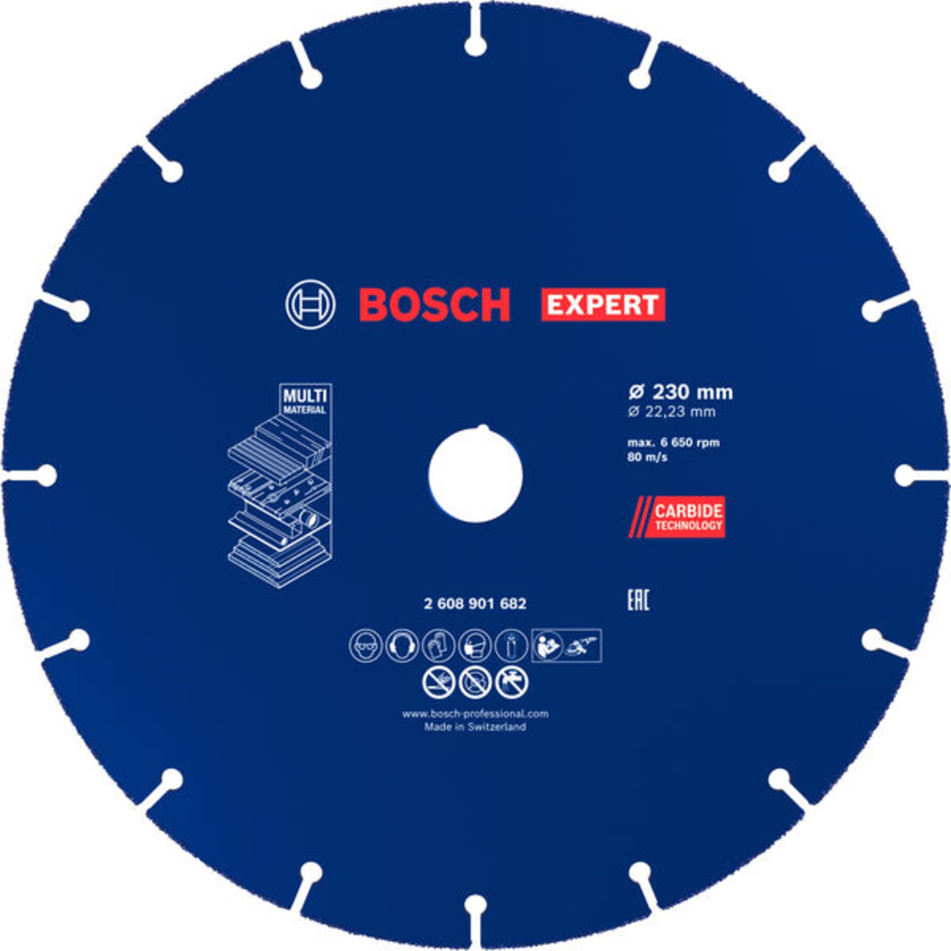 EXPERT Multi Material Carbide-Trennscheibe, 230 x 22,23 mm