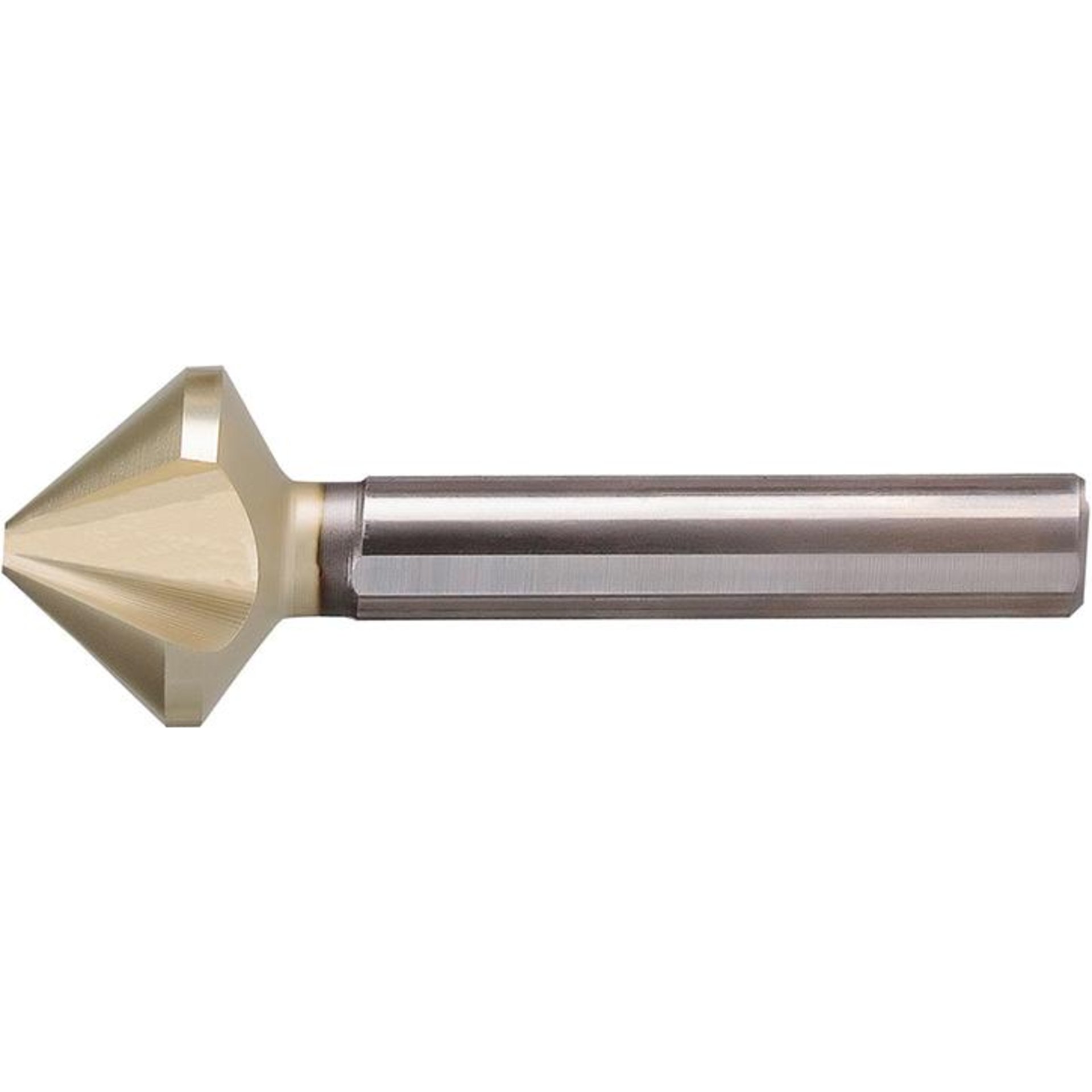 Kegel- und Entgratsenker mit ungleicher Teilung, 90°