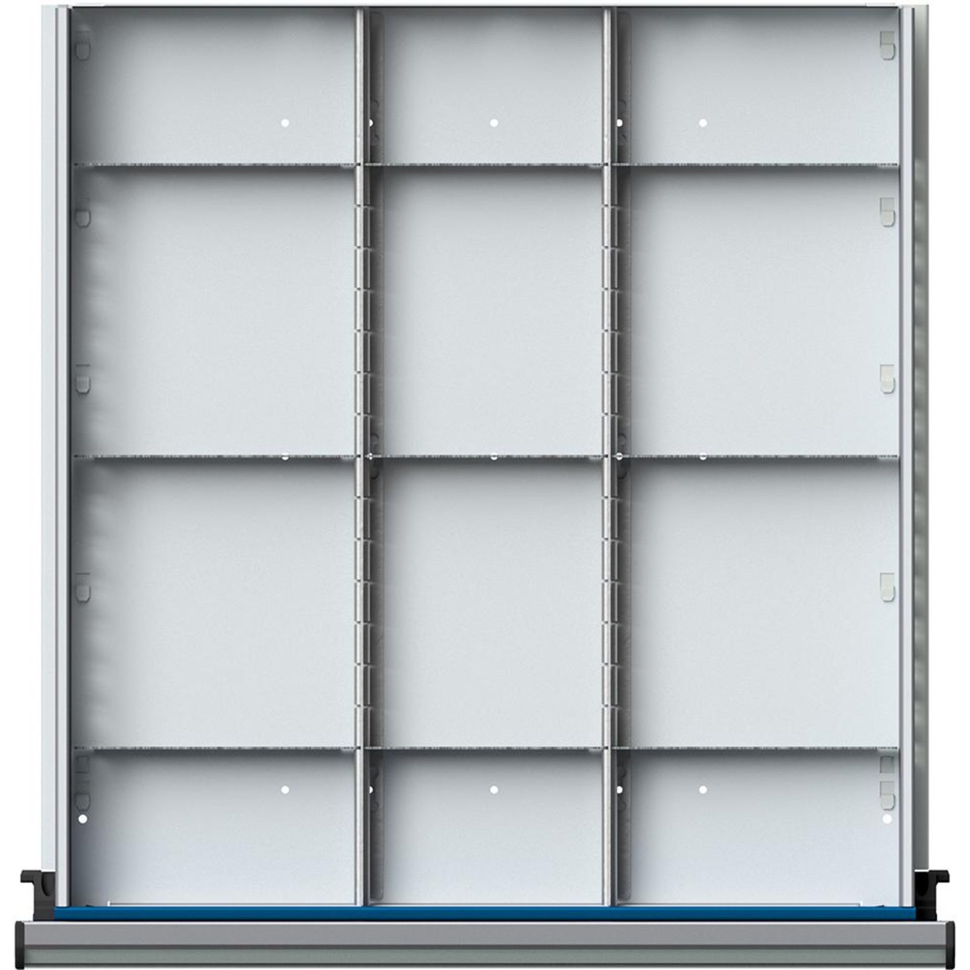 Schubladeneinteilungssatzfür FH 180-360mm 1/3 Teilung f.Schublade B500xT540 mm