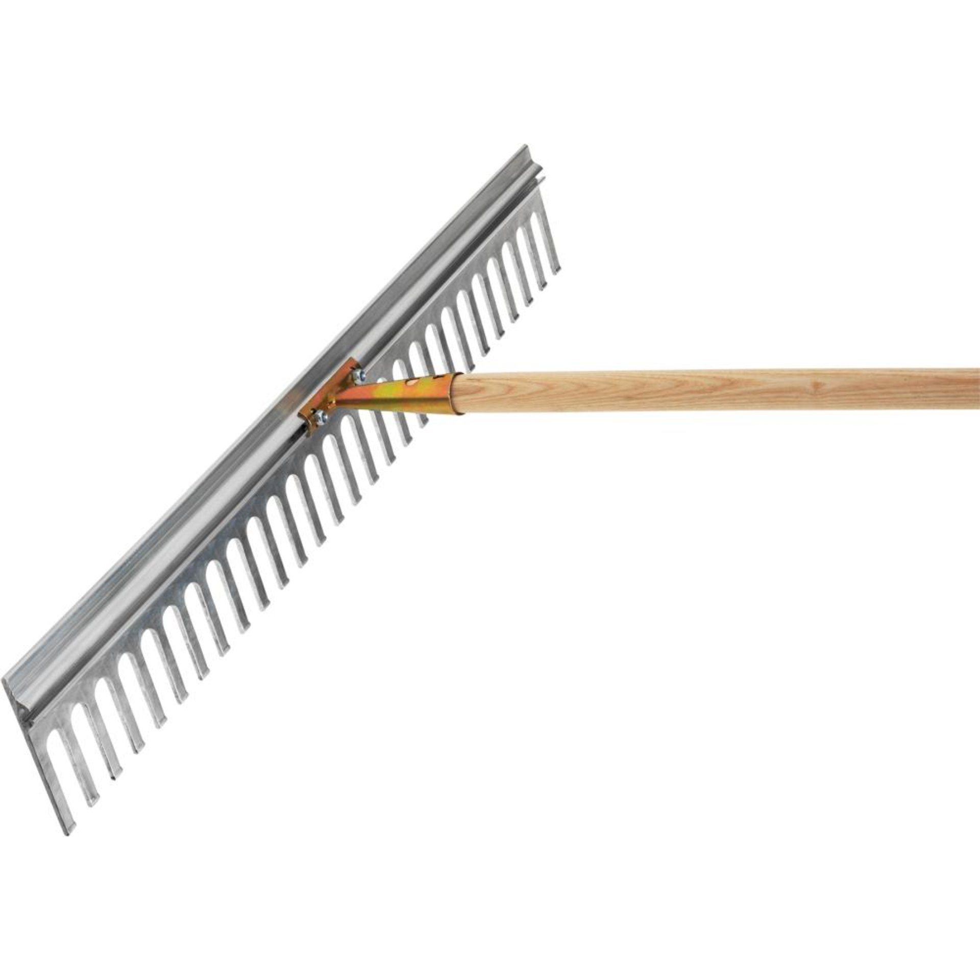 Aluminiumrechen m. Schwenkkopf 28 Zinken Arbeitsbreite 75 cm
