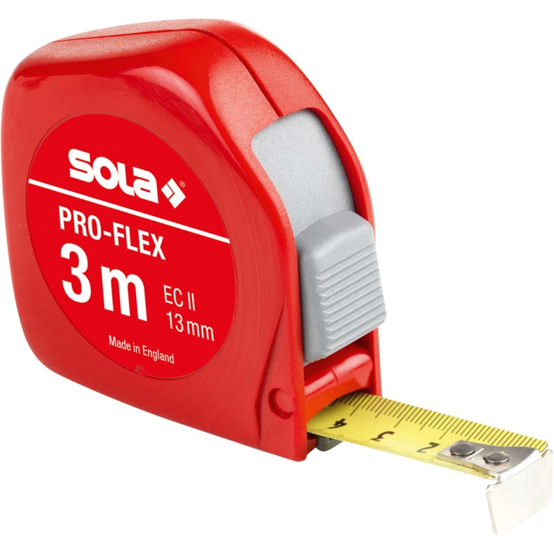 Taschenbandmaß Pro-Flex 3mx13mm gelb Sola