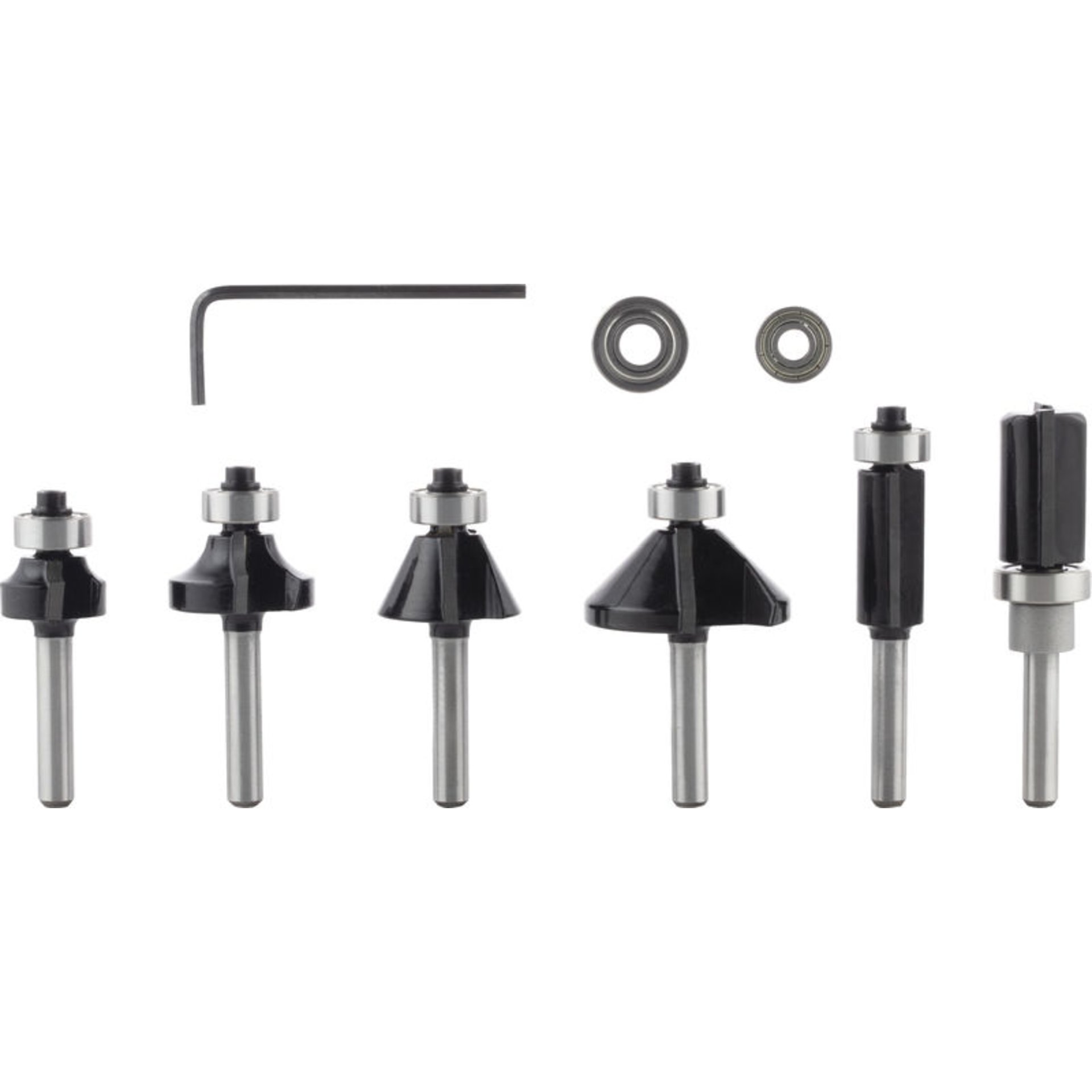 PRO Fräser- Set, Schaft 6mm, 6-tlg