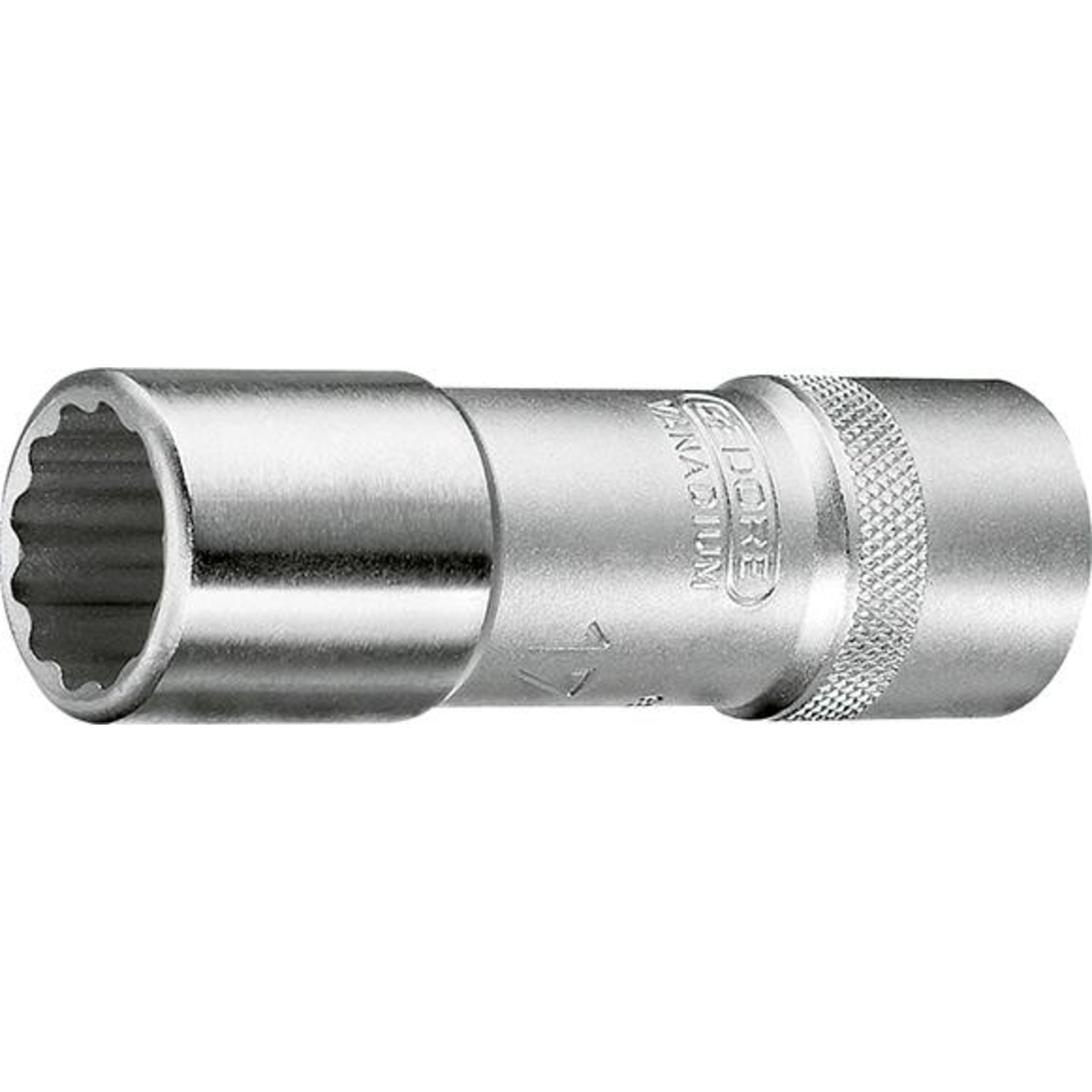 Zwölfkant-Steckschlüssel-Einsatz 1/2", lang