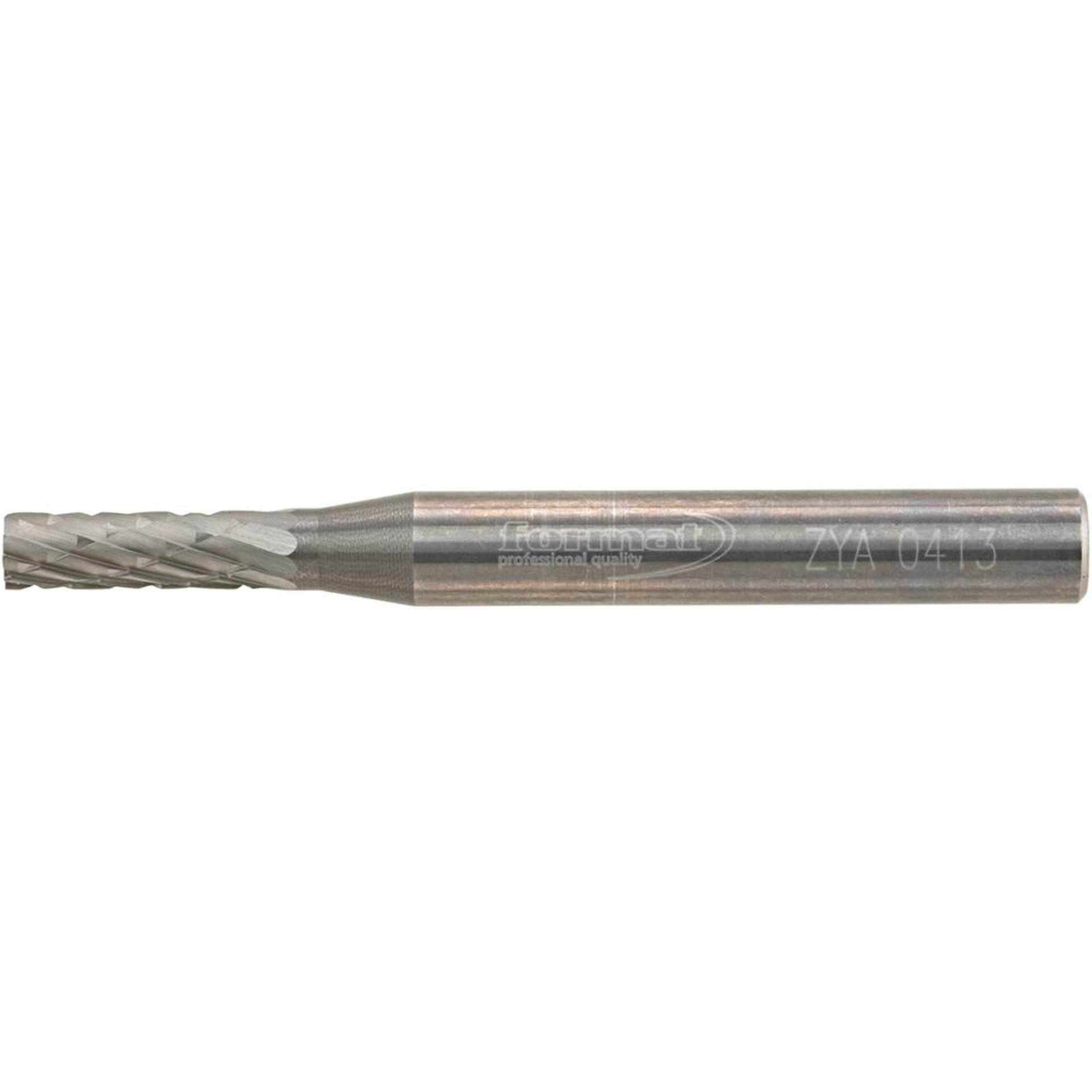 Hartmetallfrässtift (Rotorfräser) DIN 8033 – Schaft-Ø 6 mm, Zylinderform ZYA, ohne Stirnverzahnung, Zahnung C