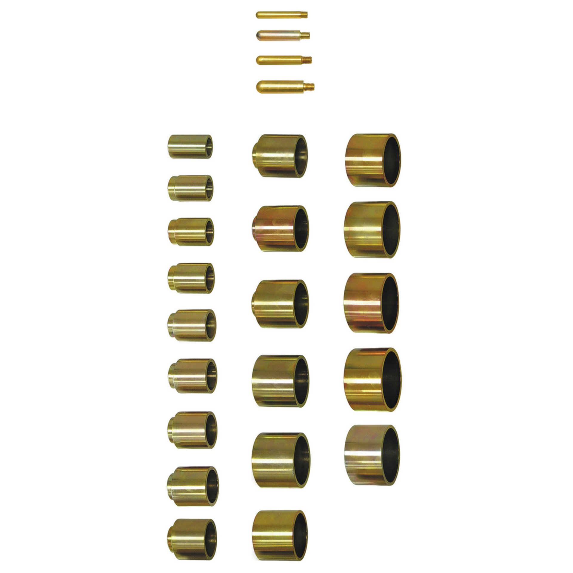 KL-0039-1601 Druck-/Stützhülsen-Satz, kurz, Ø 30-90 mm