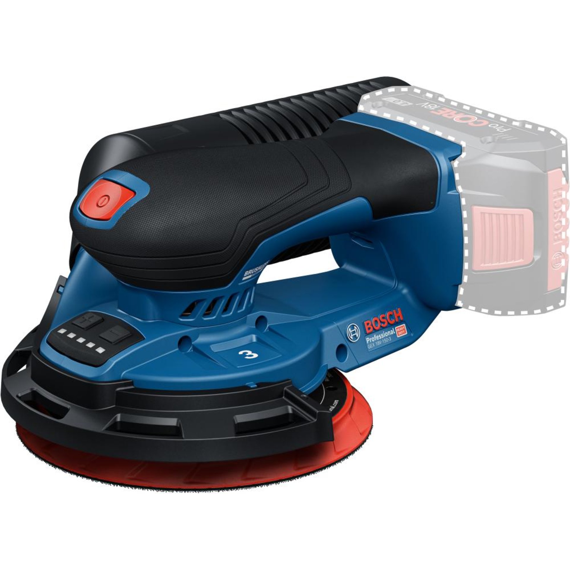 Akku-Exzenterschleifer GEX 18V-150-3 Professional