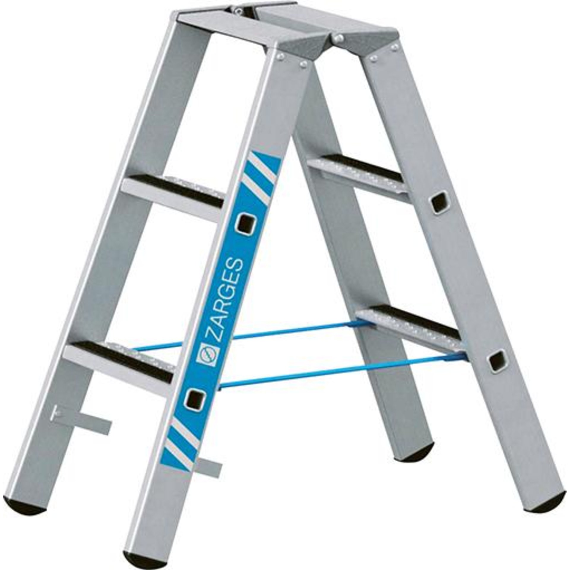 Stufenstehleiter, beidseitig begehbar, mit R13 step B