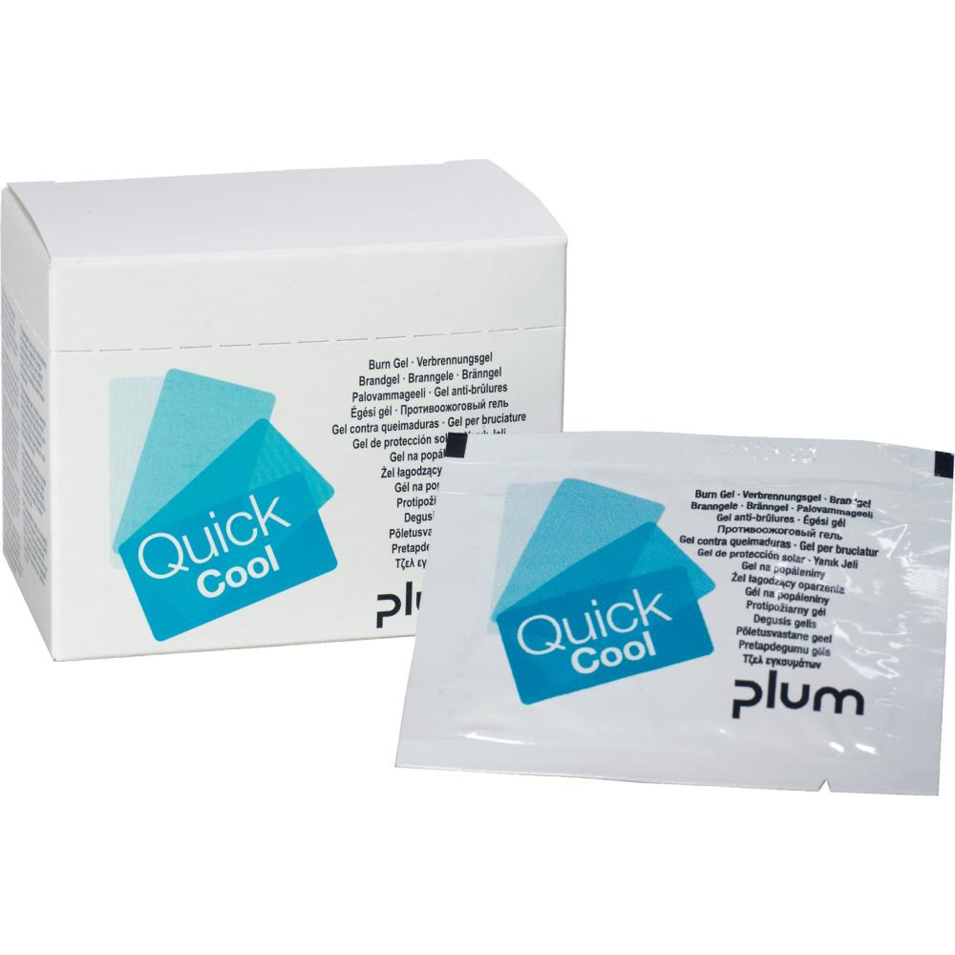 Verbrennungsgel QuickCoolBox mit 18 Sachets