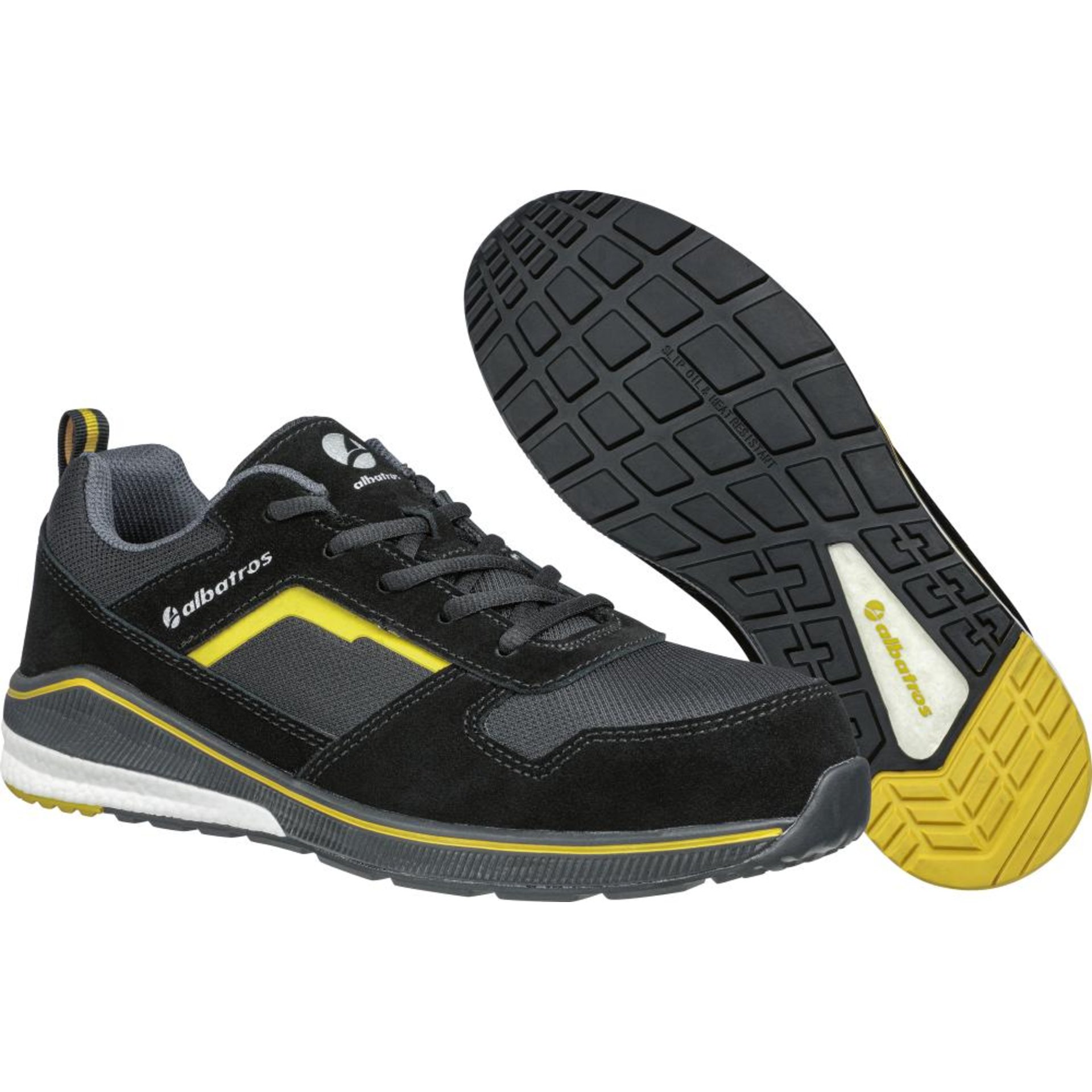 Sicherheitshalbschuh COURT BLACK Low 647600, S3 SRC HRO ESD