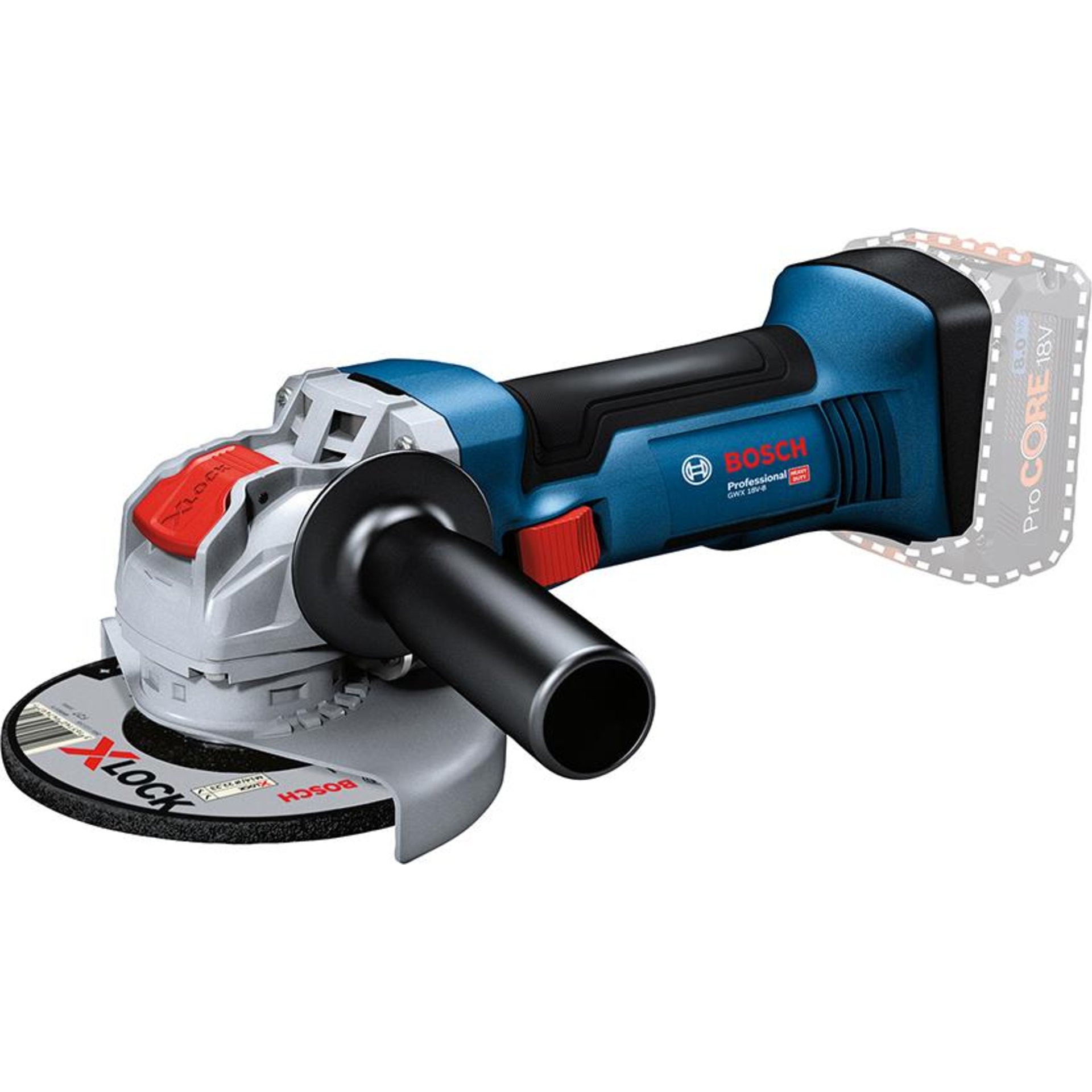 Akku-Winkelschleifer soloGWX 18V-15 C+CoMo Bosch ohne Akku ohne Ladegerät L-Boxx