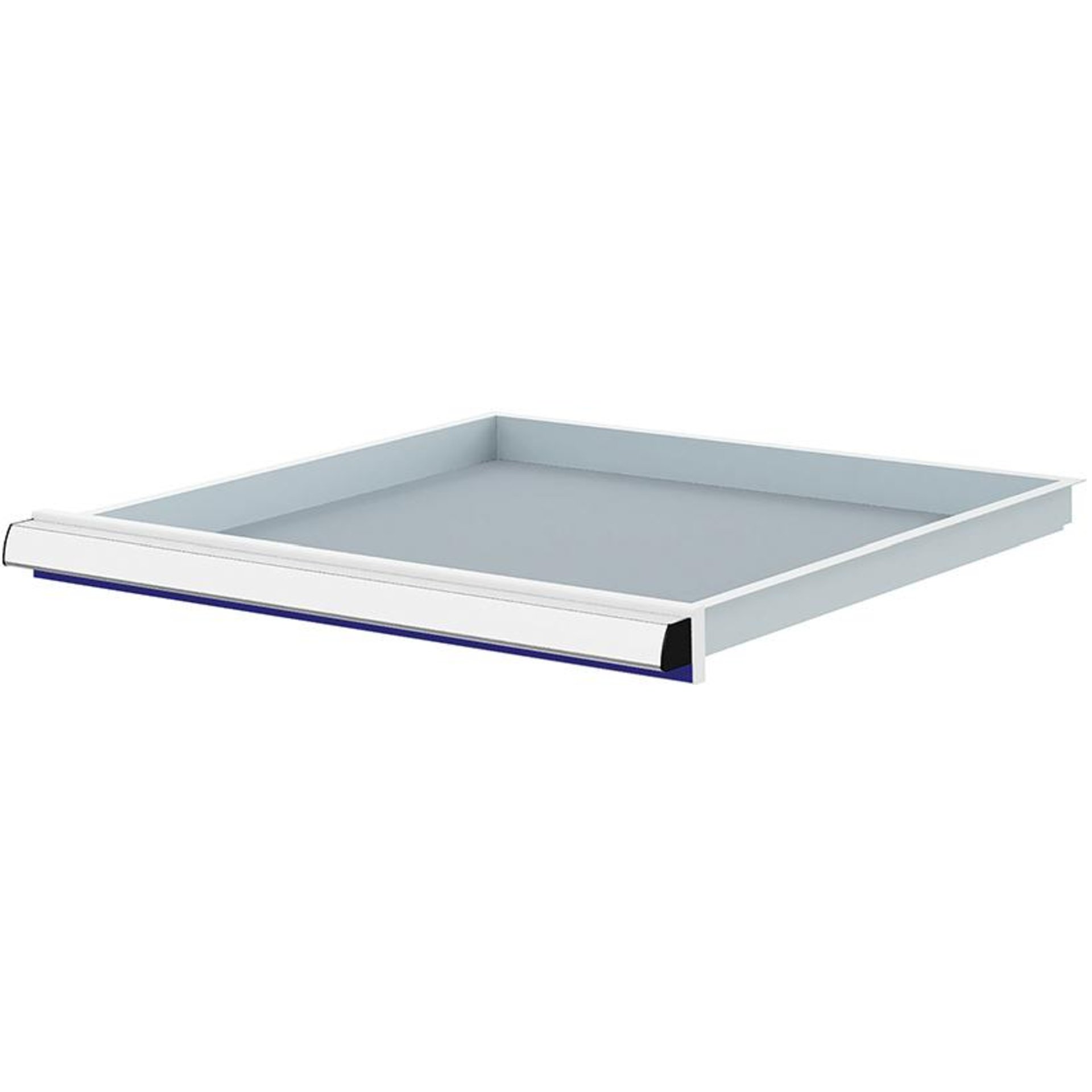 Schublade einzeln, Front RAL 5010, Baukastensystem