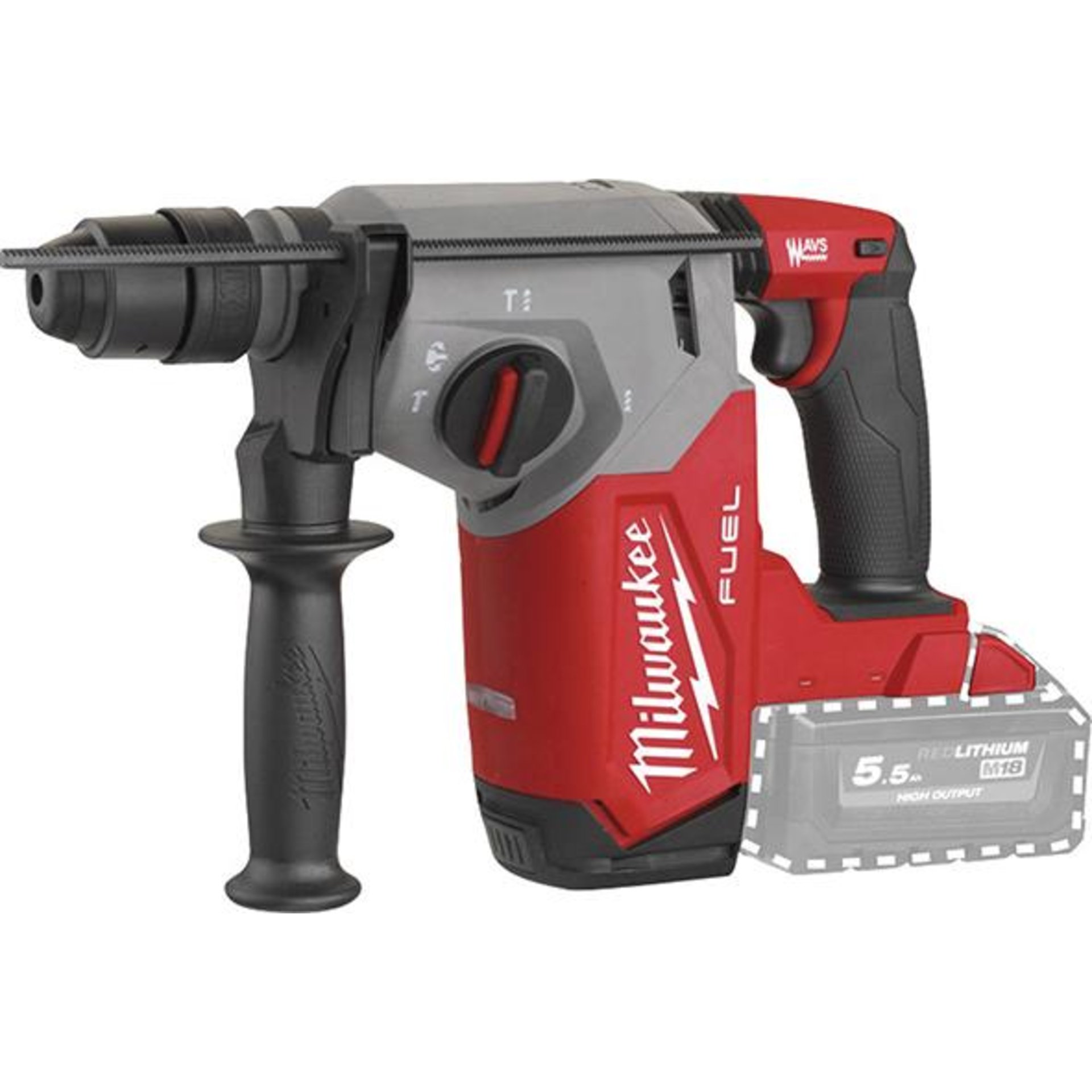 Akku-Kombihammer solo M18 FHX-0X Milwaukee ohne Akku ohne Ladegerät HD-Box