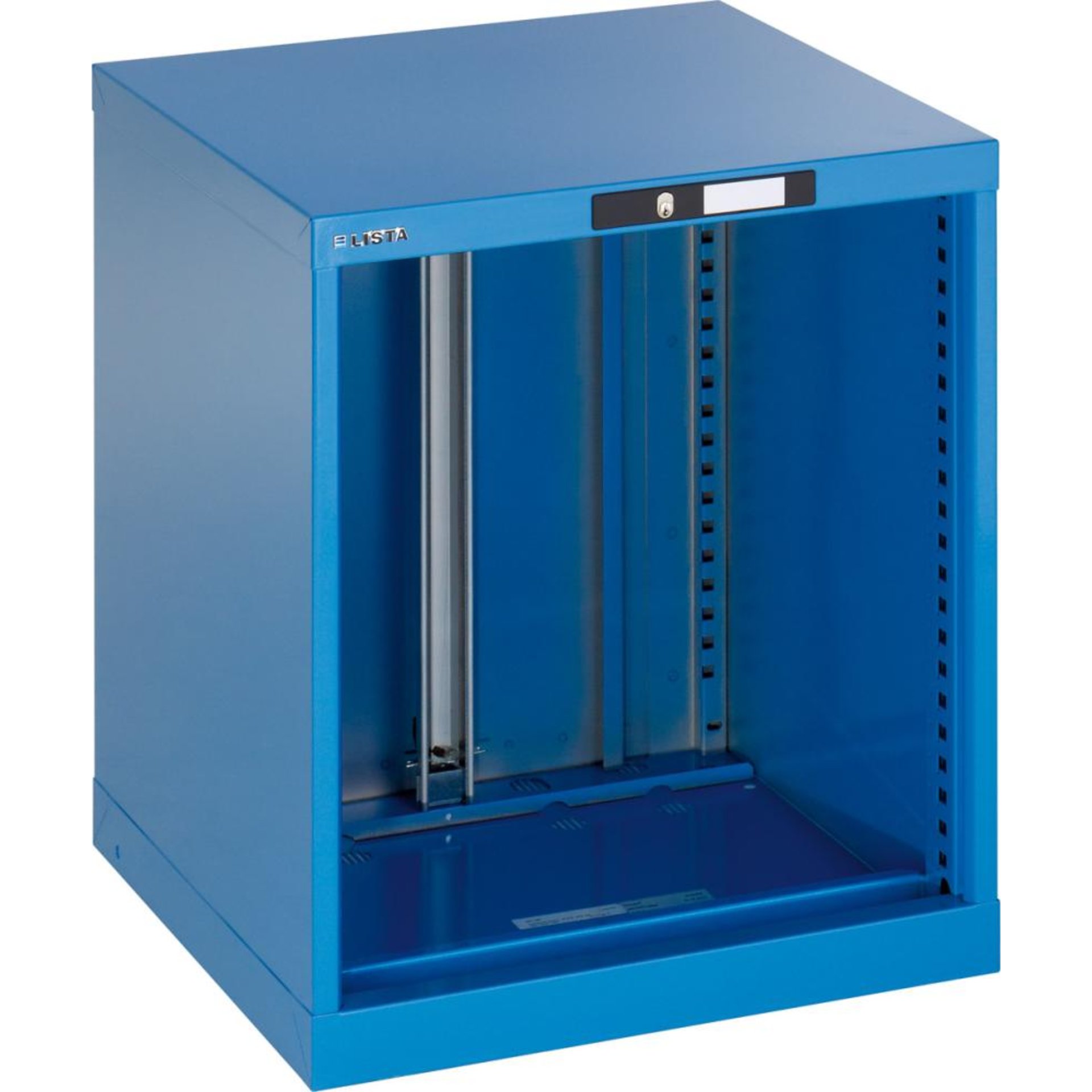 Schrankgehäuse 27x27 E B564xT572xH800mm RAL 5012 NH 700mm