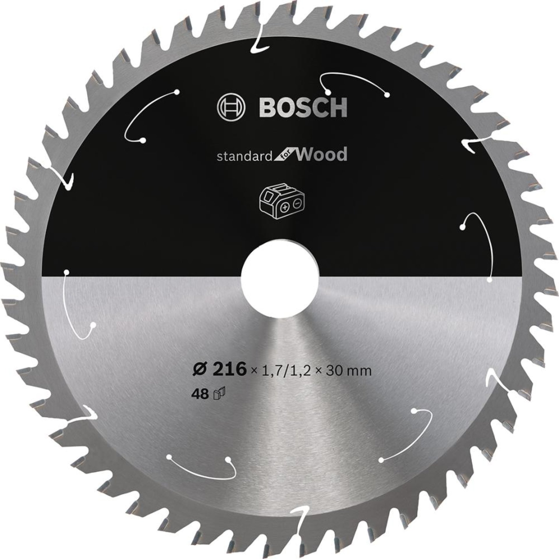 HM-Kreissägeblatt 216x1,7/1,2x30 48Z WZ BosVE à 1 Stück Standard Wood f Akkusägen