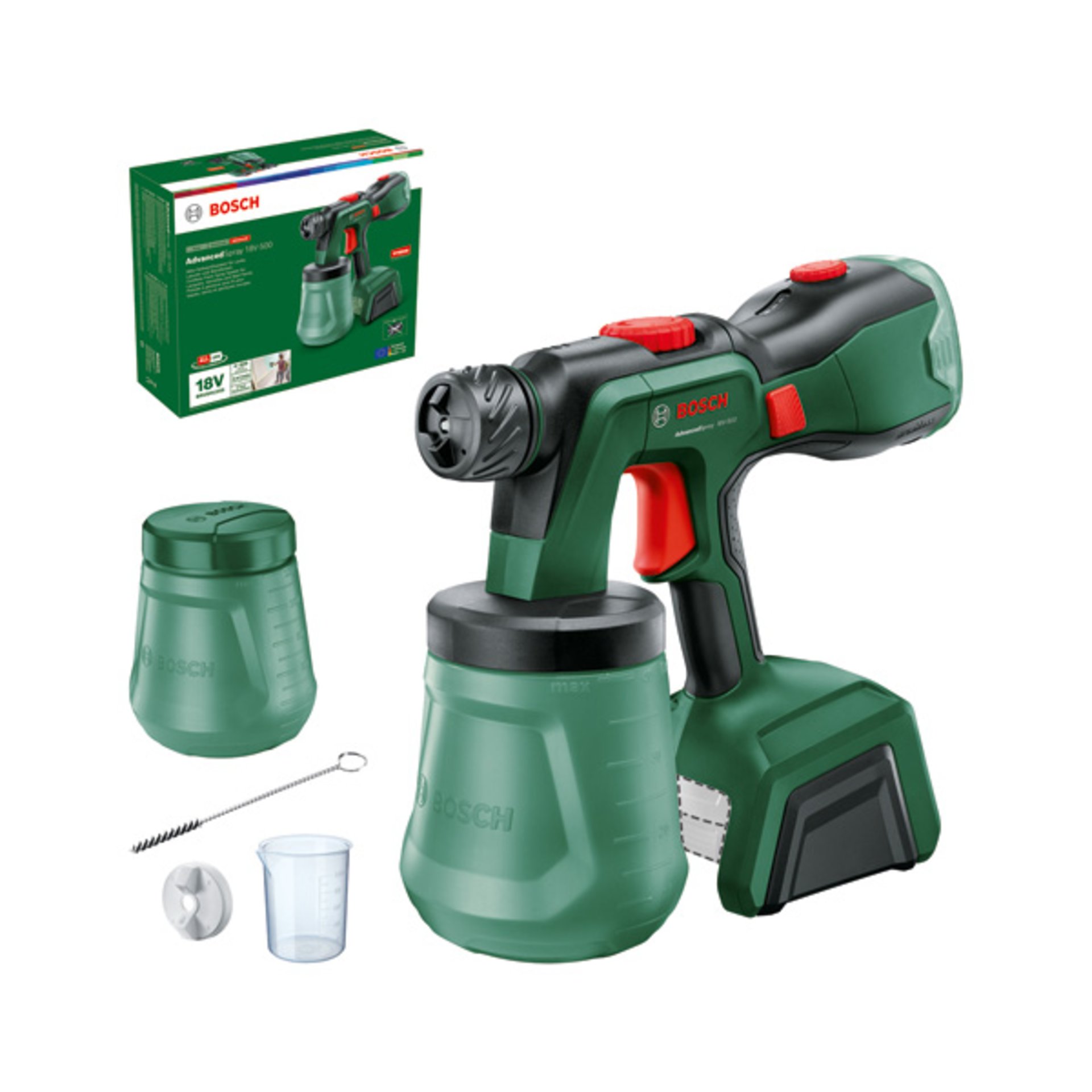 Feinsprühsystem AdvancedSpray 18V-500, Reinigungsbürste