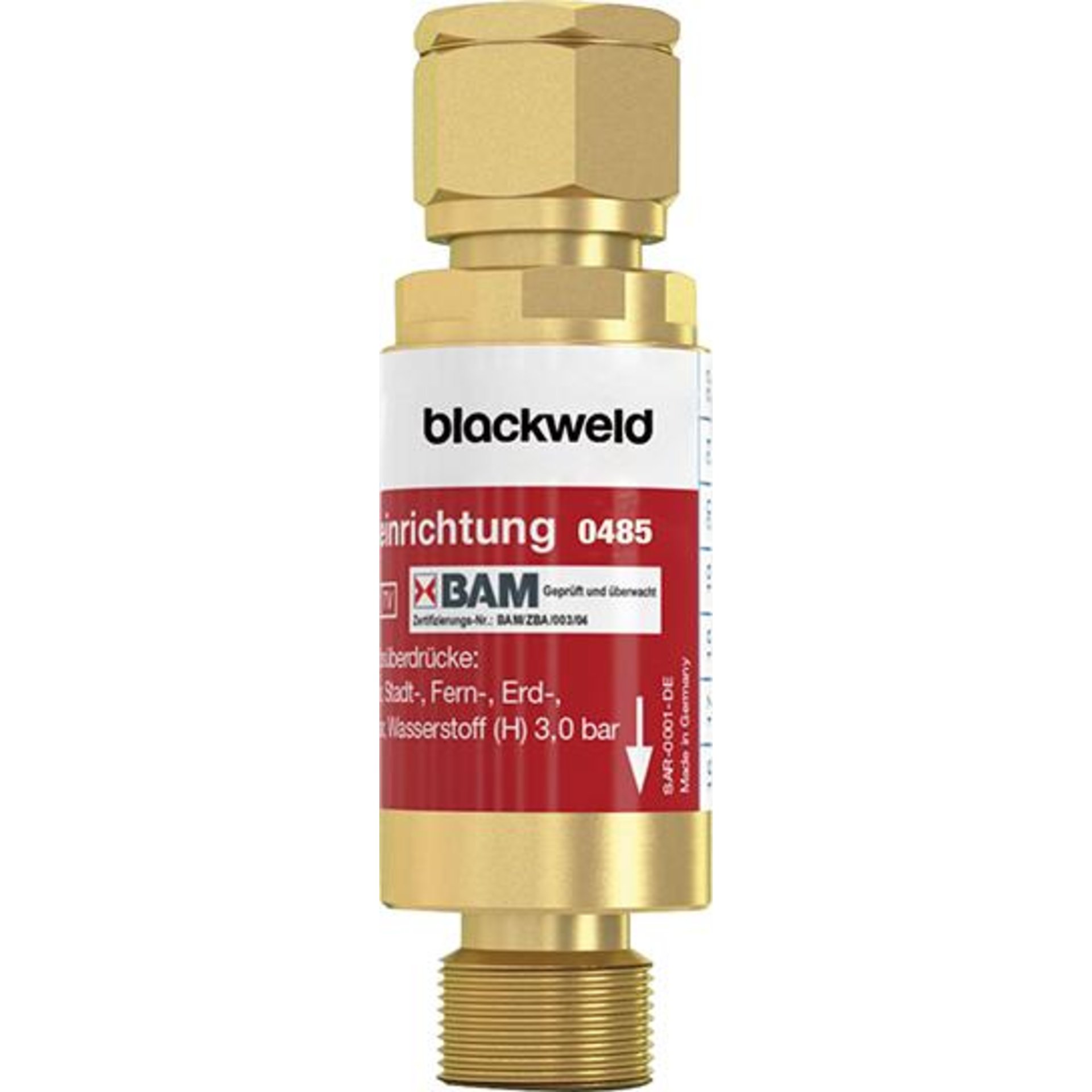 Gebrauchsstellenvorlage Brenngase BLACKWELD