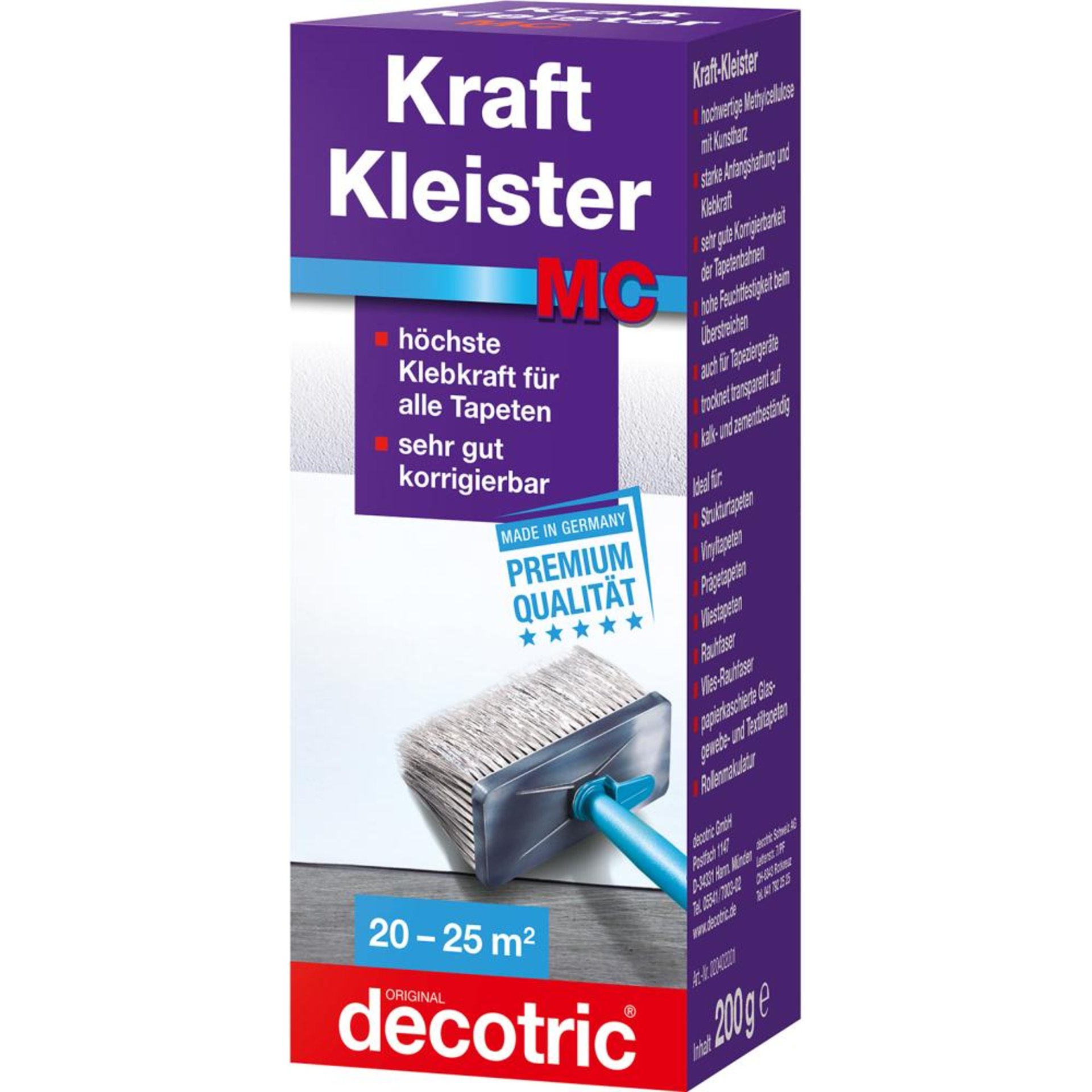 Rauhf. Kraft-Kleister MC 200 g decotric