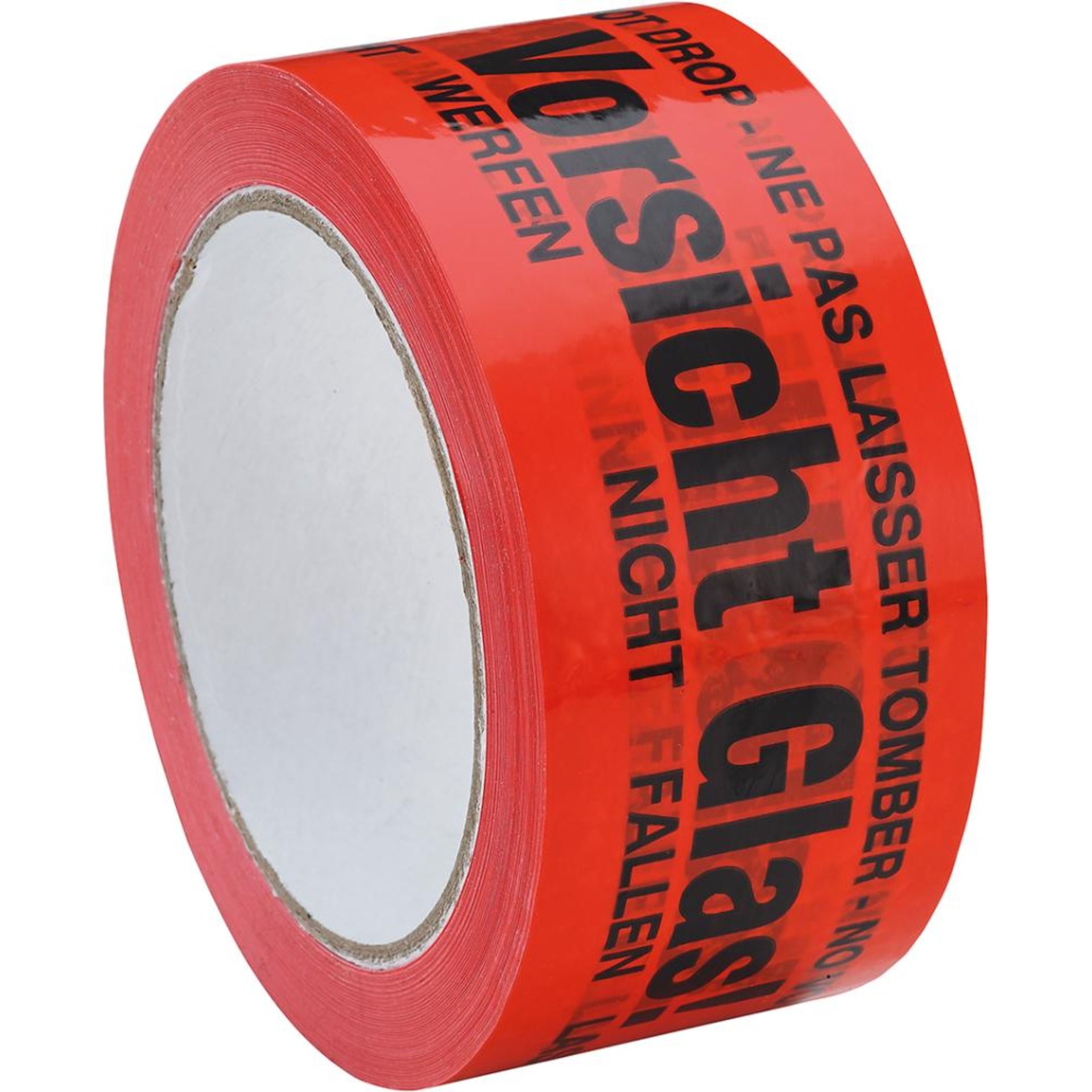 Klebeband PVC 50mmx66m -Vorsicht Glas- 4-sprachig