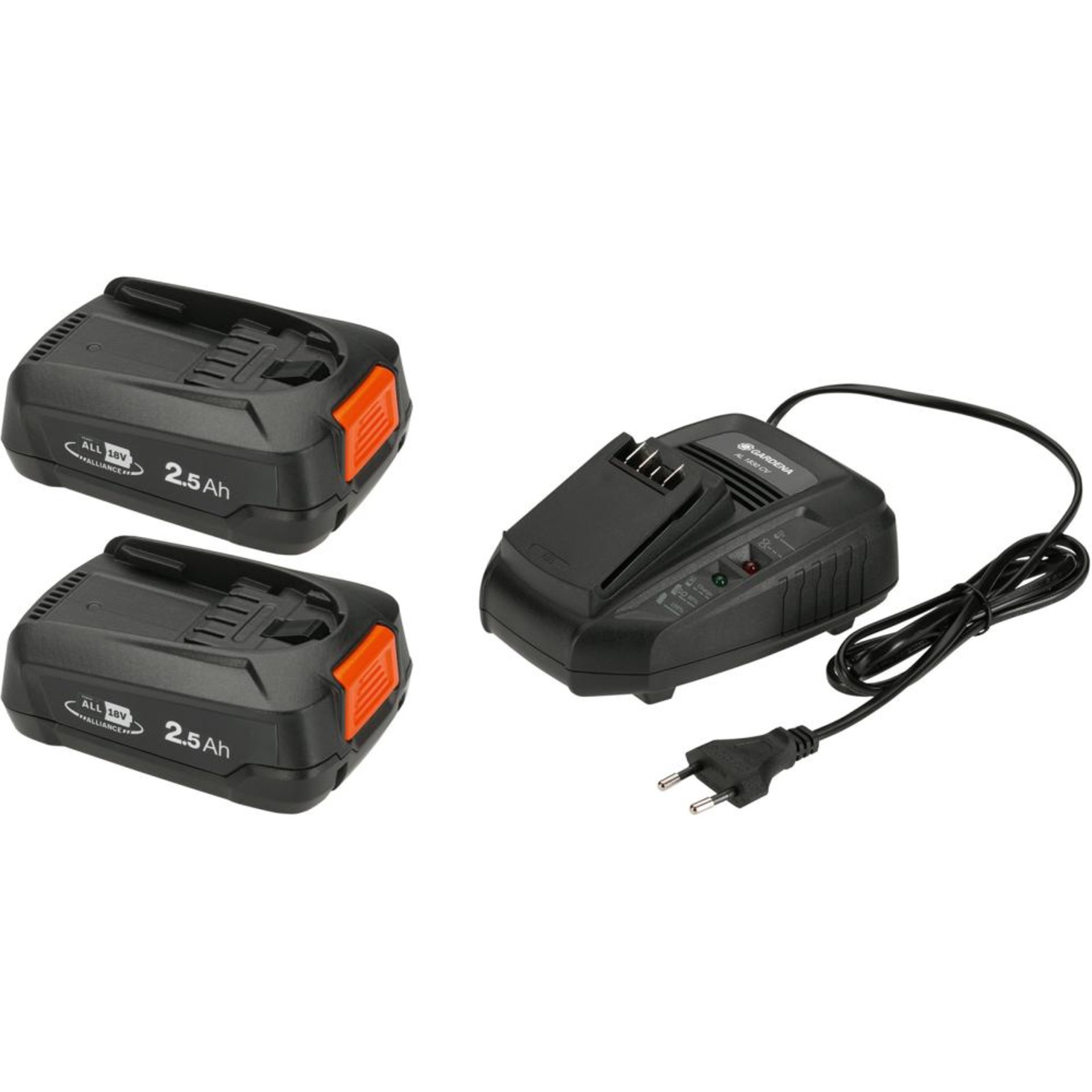 Starter-Kit P4A 2 x PA 18V/45 2,5 Ah + A 1830CV
