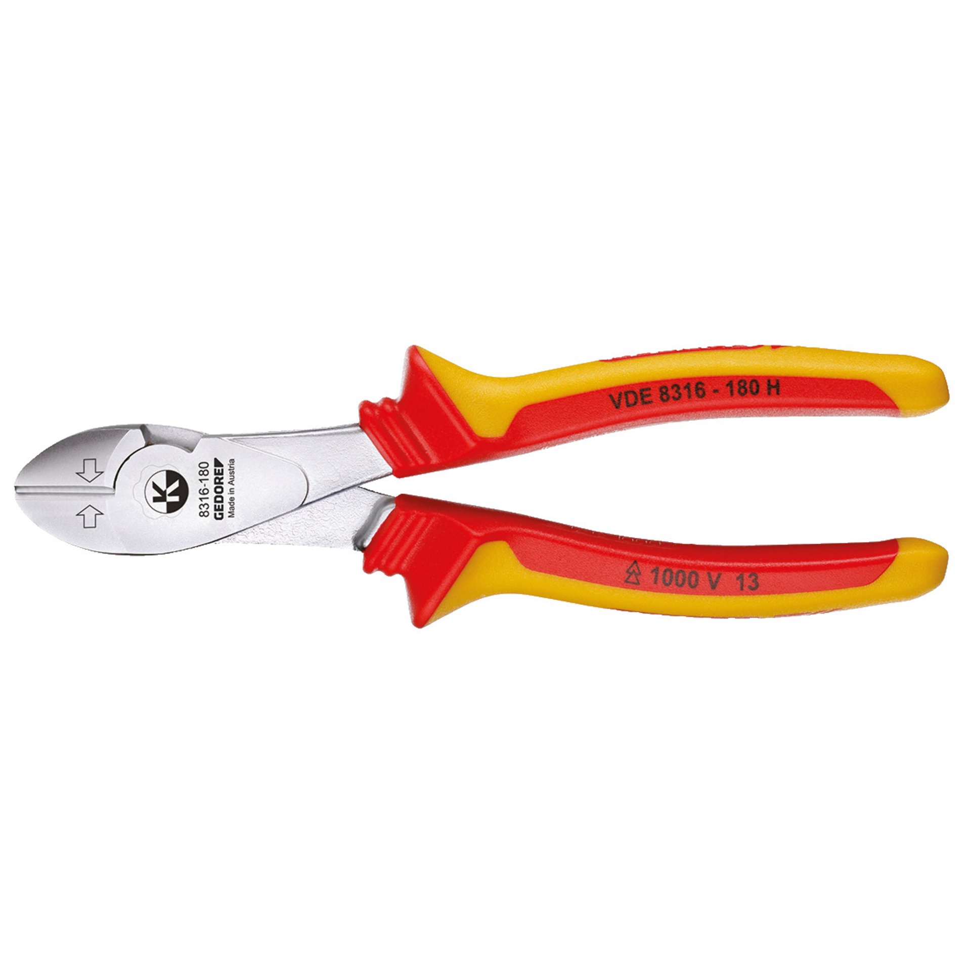 VDE 8316-180 H VDE-Kraft-Seitenschneider 180 mm, Hüllenisolierung