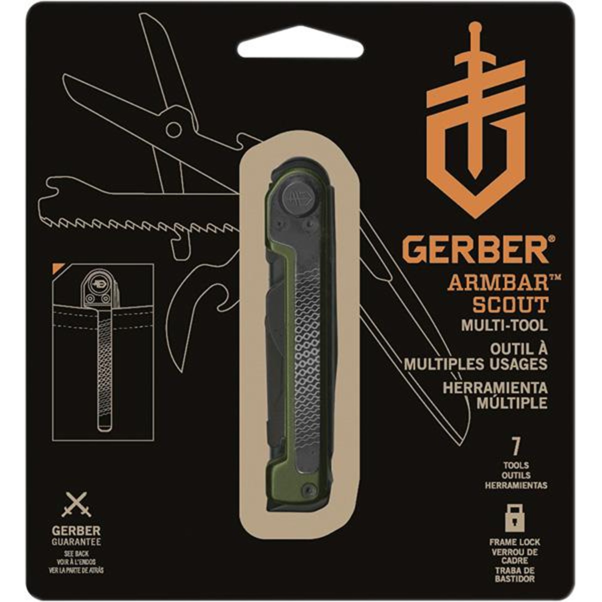 Multitool Armar Scout Dark Green