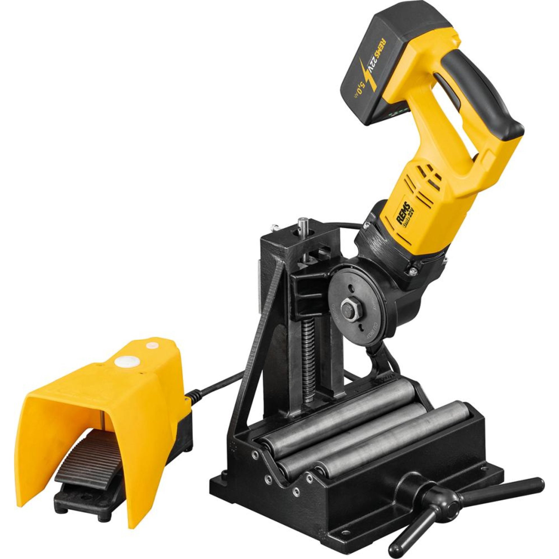 Akku-Rohrtrennmaschine Cento 22V Basic 1x 21,6 V Akku 5,0 Ah Ladegerät Koffer