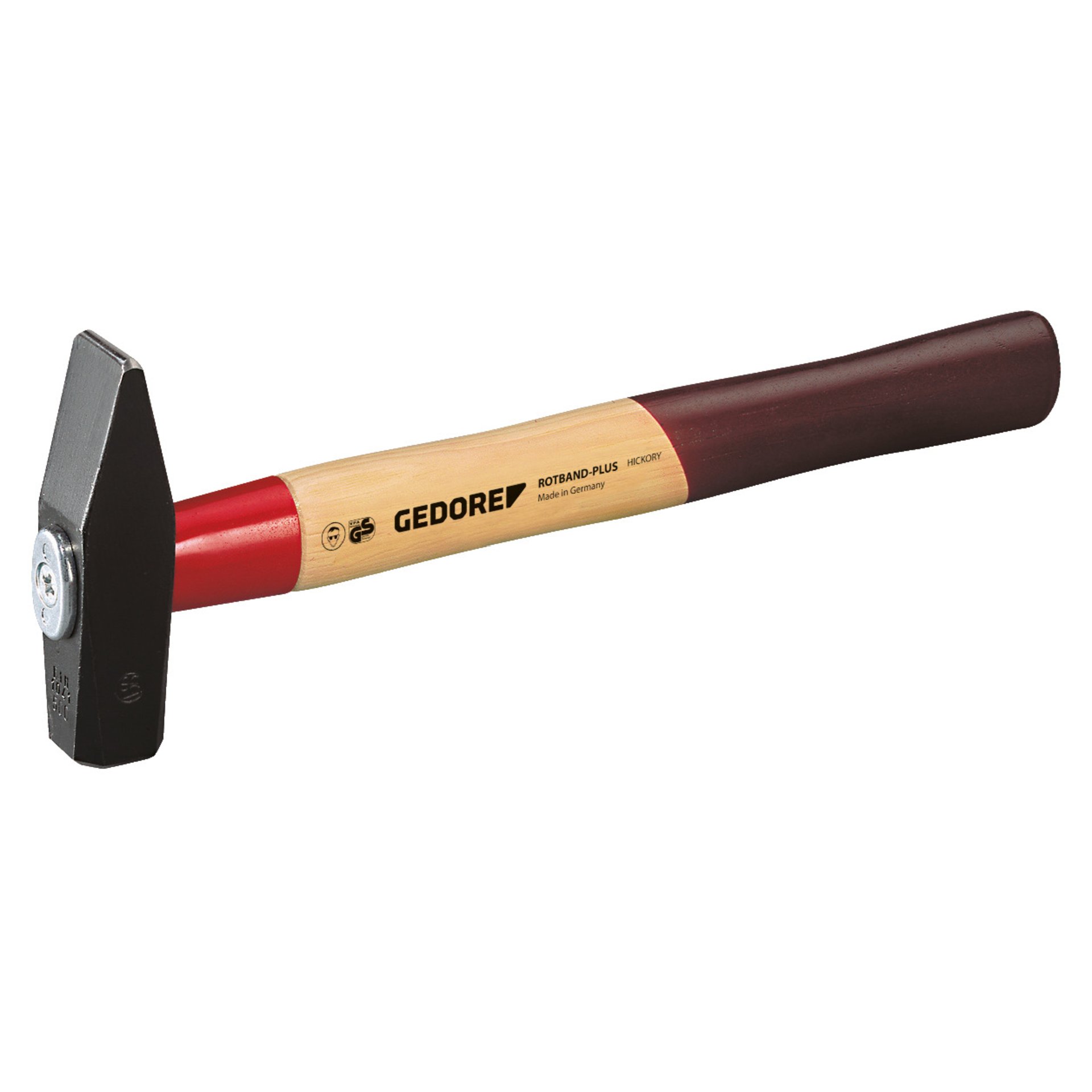 600 H-500 Schlosserhammer ROTBAND-PLUS mit Hickorystiel, 500 g