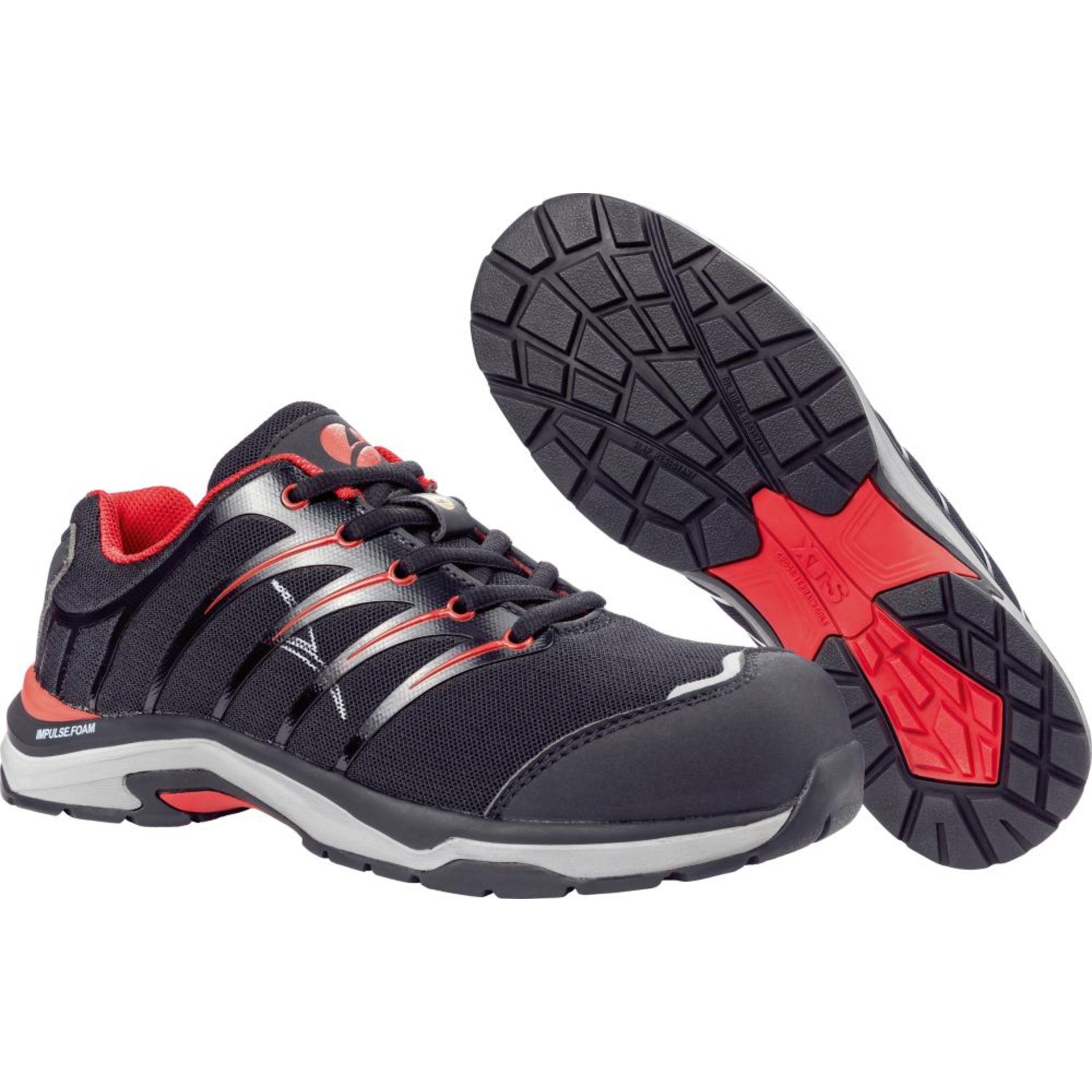 Damen-Sicherheitshalbschuh TWIST RED 645210, S1P ESD HRO SRC
