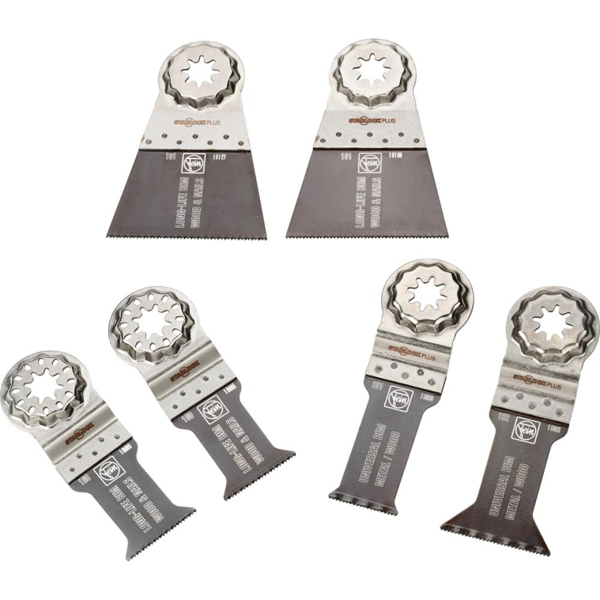 Multimaster Zubehör-Set Wood and Metal Fein 6-teilig StarlockPlus