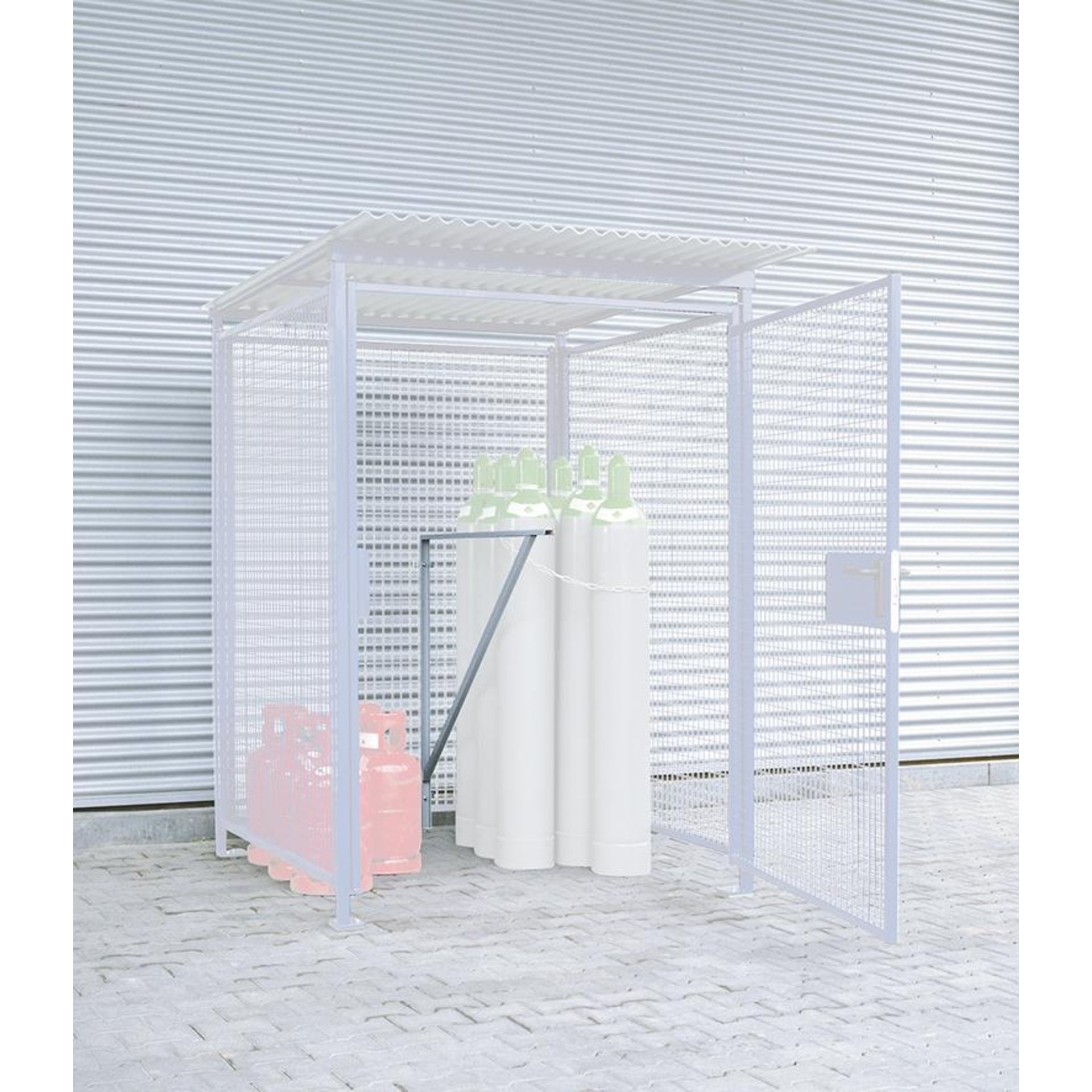 Haltebügel mit Kette L1000xH2000 mm feuerverzinkt