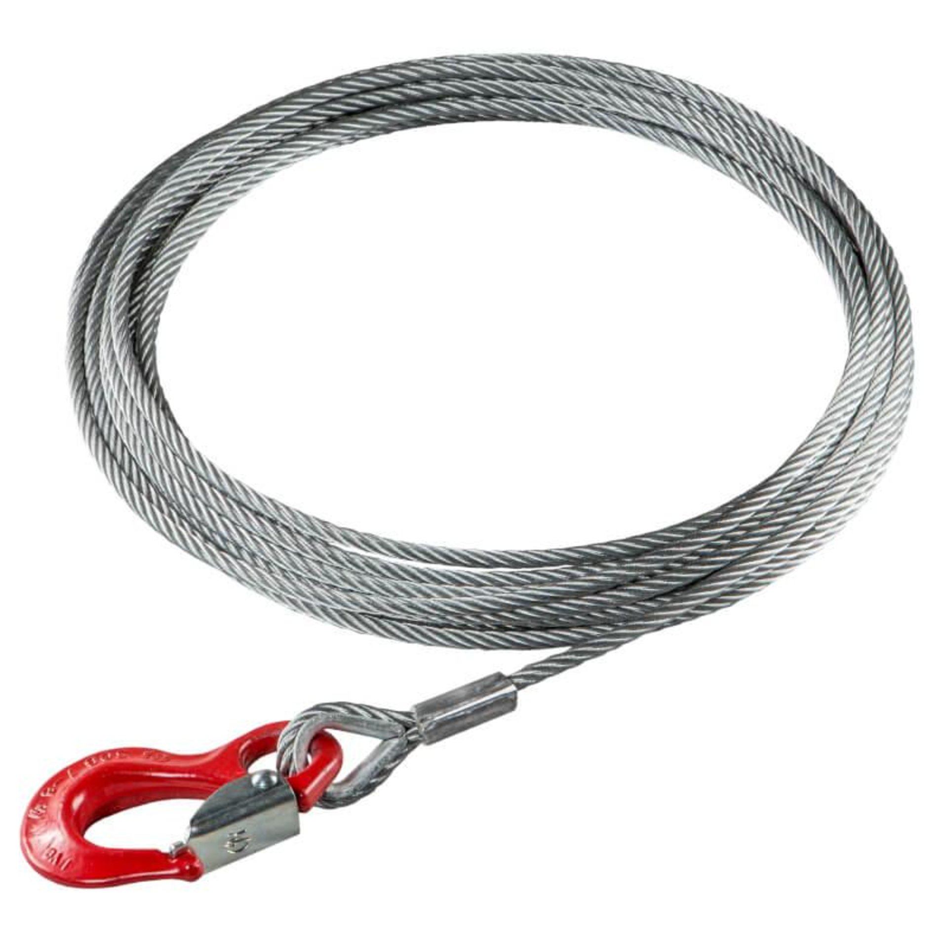Drahtseil mit Spitze und Haken (o. Abb.)
