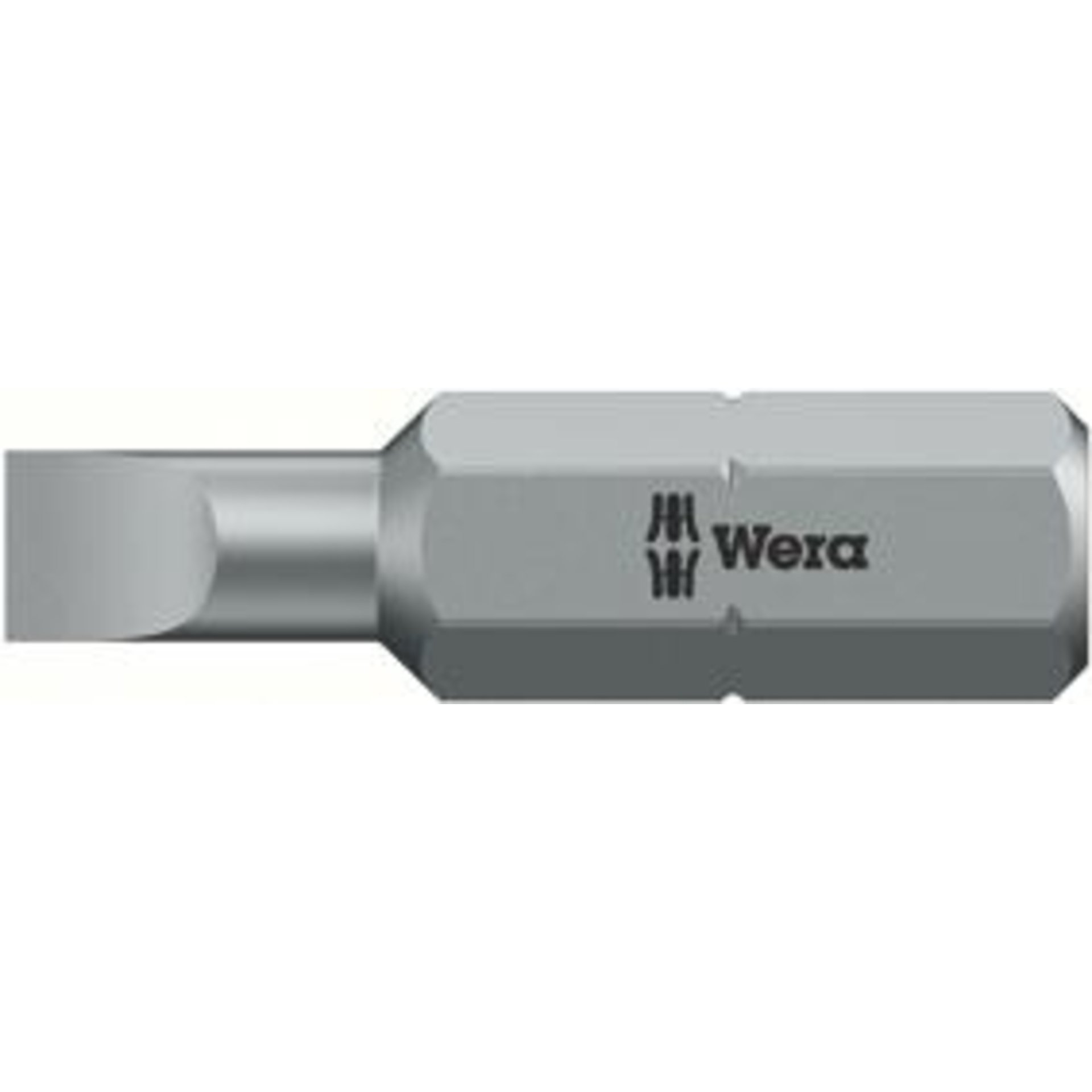 Bit für Schlitzschrauben 1/4", nach DIN 3126 C 6,3, zähhart
