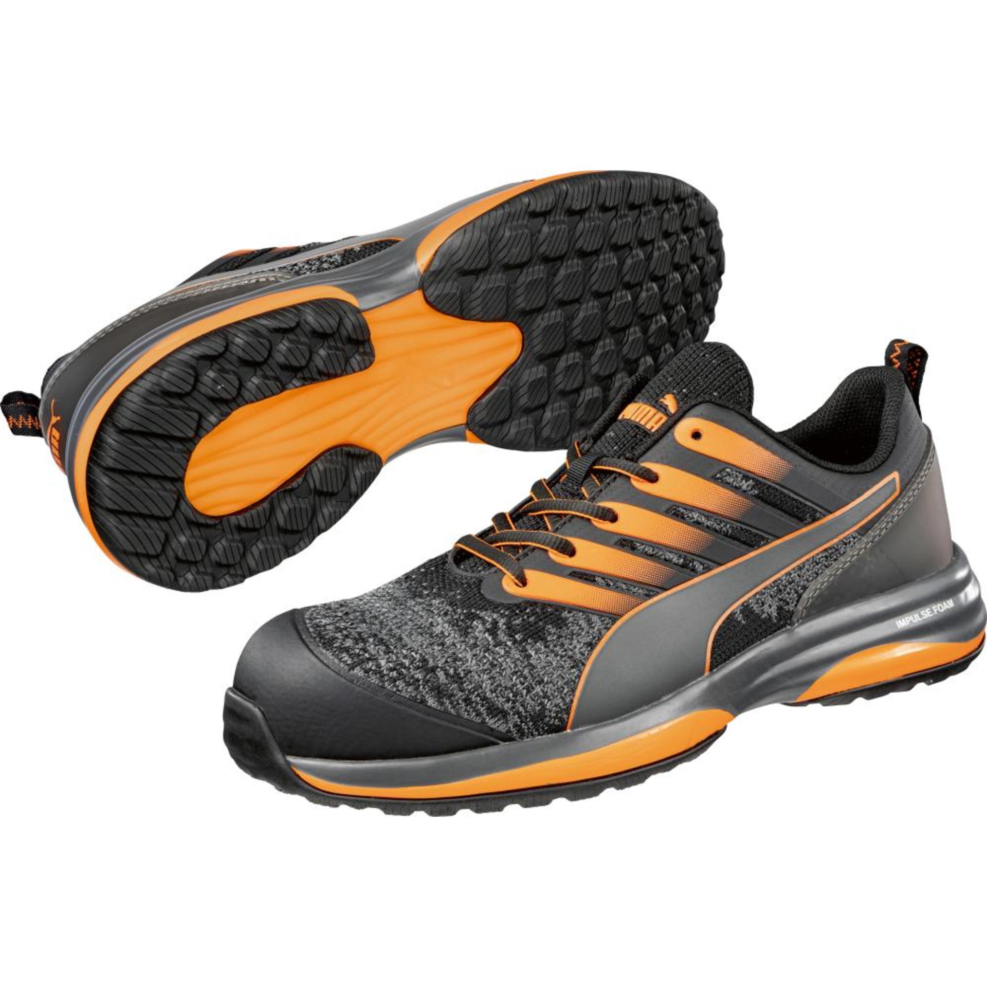 Sicherheitshalbschuh CHARGE ORANGE Low 644550, S1P SRC HRO ESD