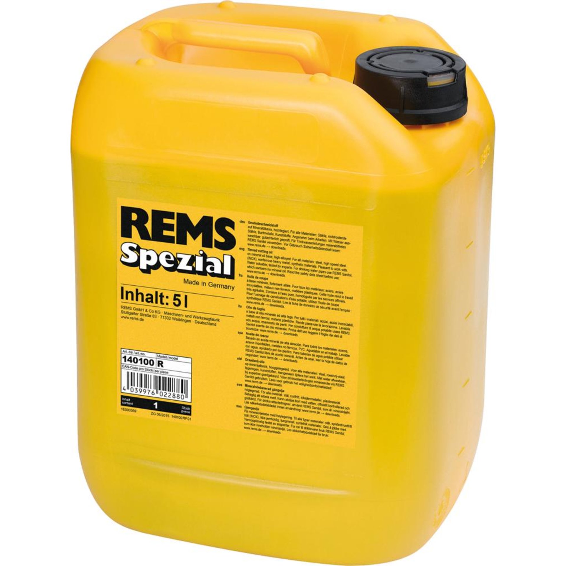 Gewindeschneidstoff REMS Spezial 5 l